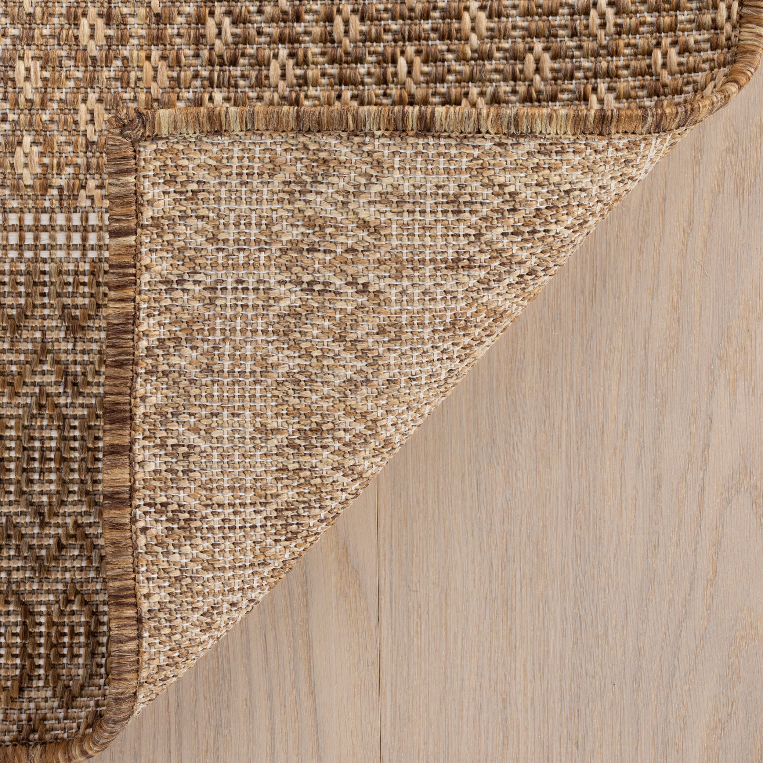 Vielle Modern Abstract Indoor/Outdoor Rug | Brown - Image 5