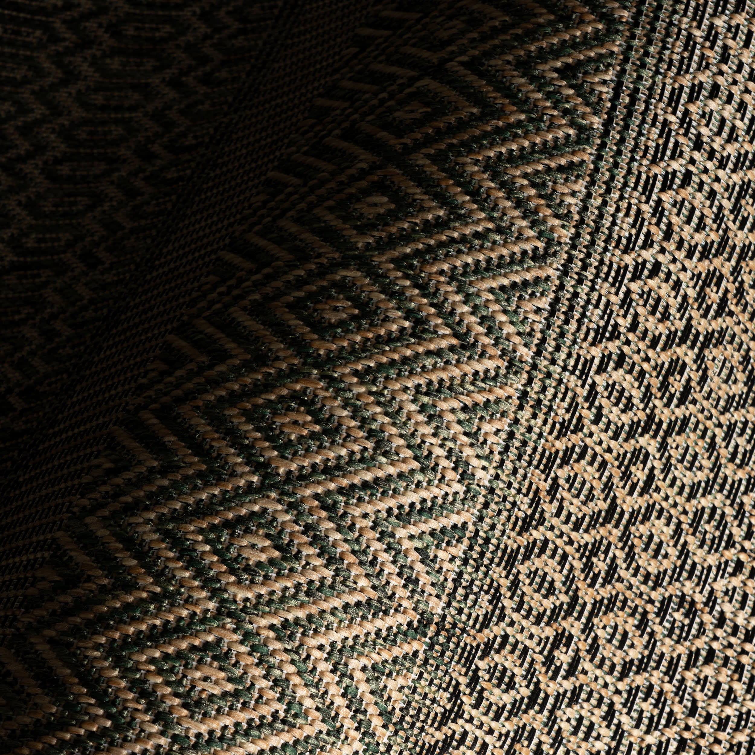 Vielle Modern Abstract Indoor/Outdoor Rug | Green - Image 2