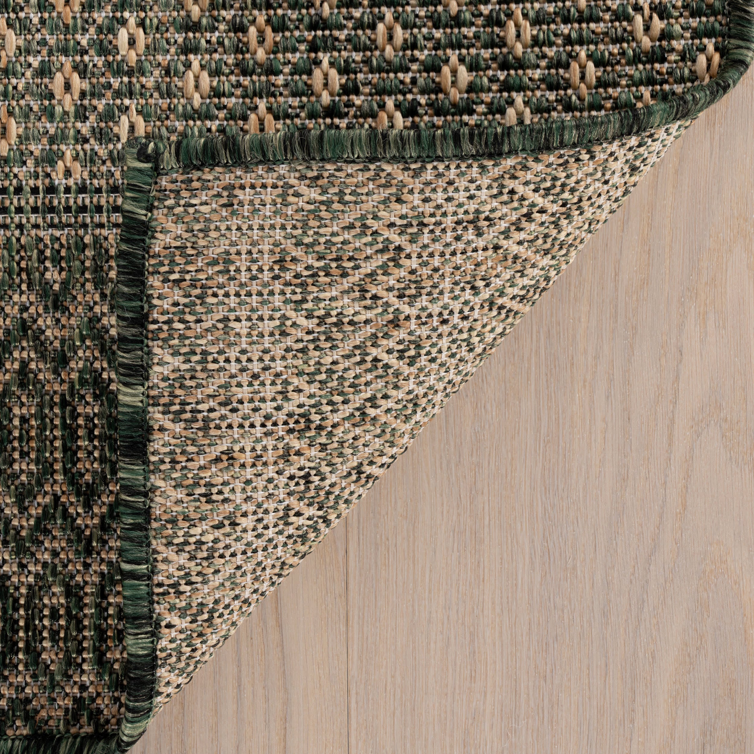 Vielle Modern Abstract Indoor/Outdoor Rug | Green - Image 5