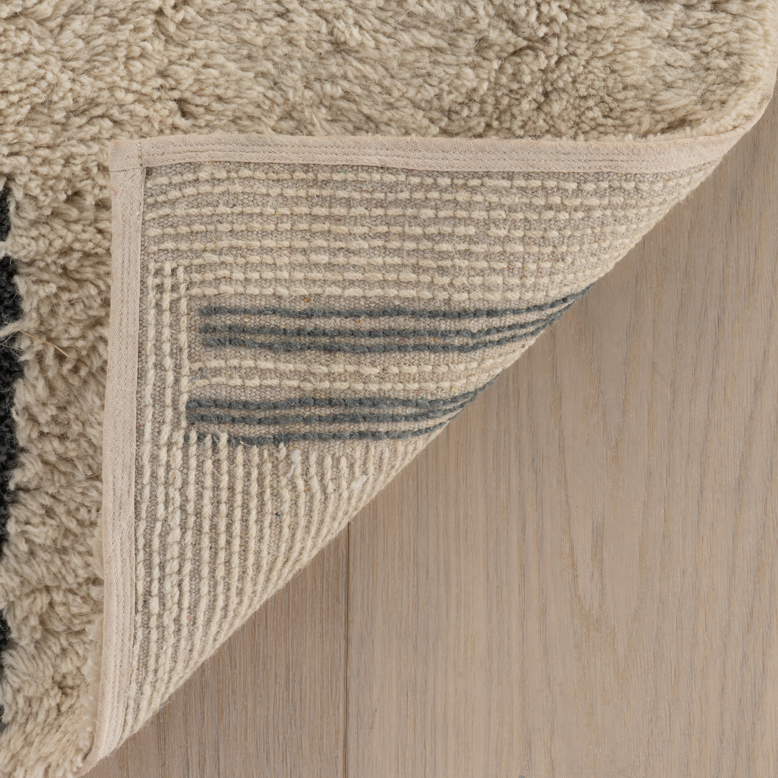 Vina Handmade Washable Wool Rug | Ivory - Image 11