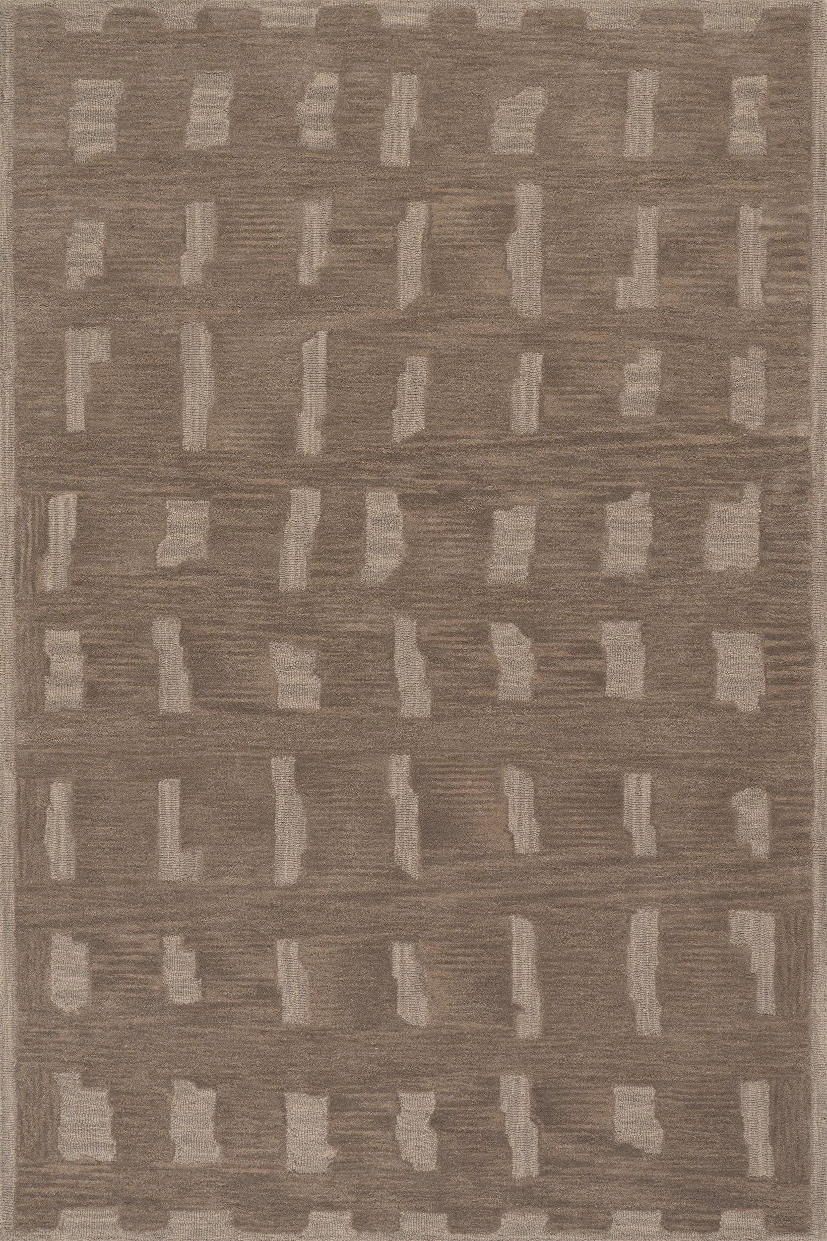 Vinel Modern Abstract Rug | Taupe