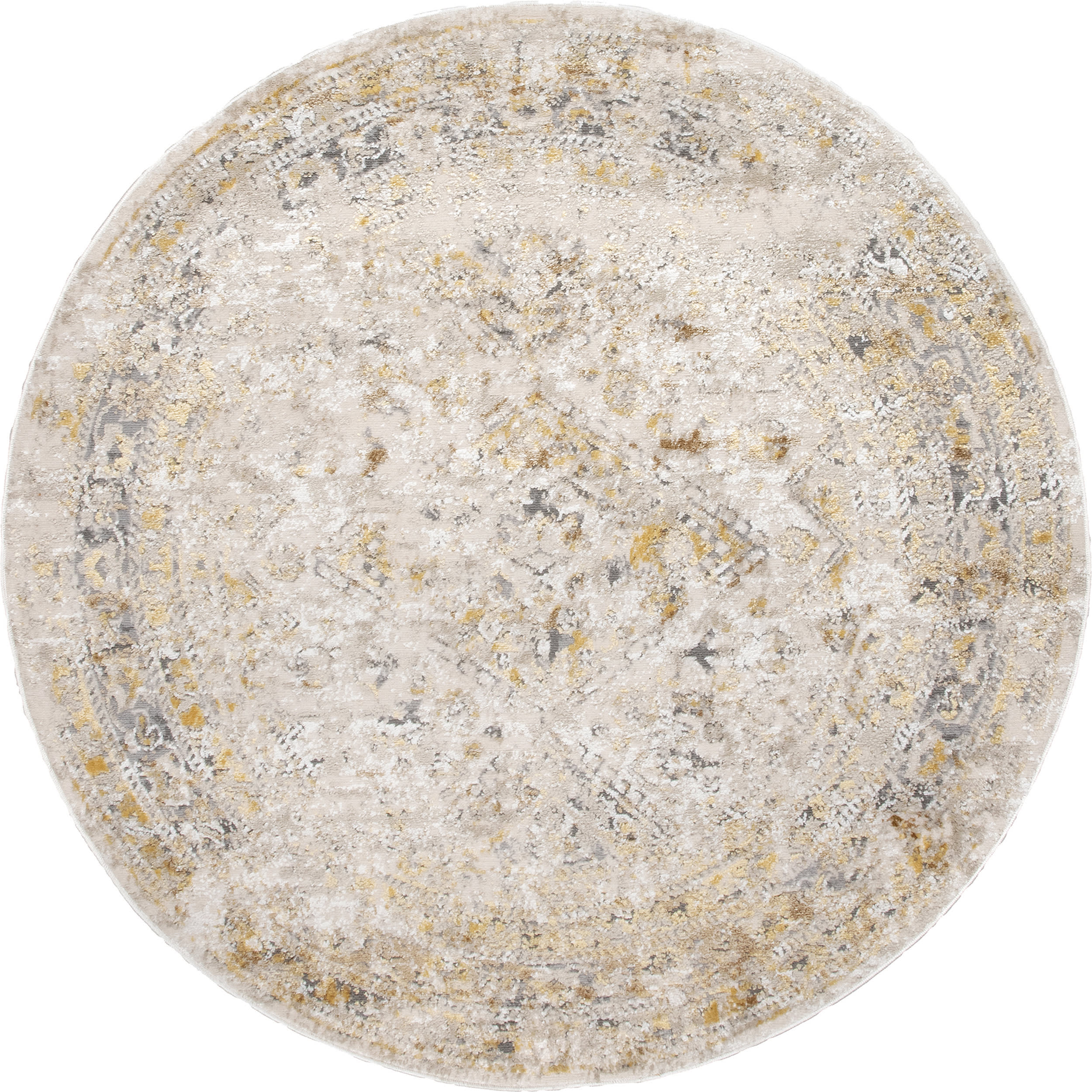 Vintage Medallion Rug | Gold