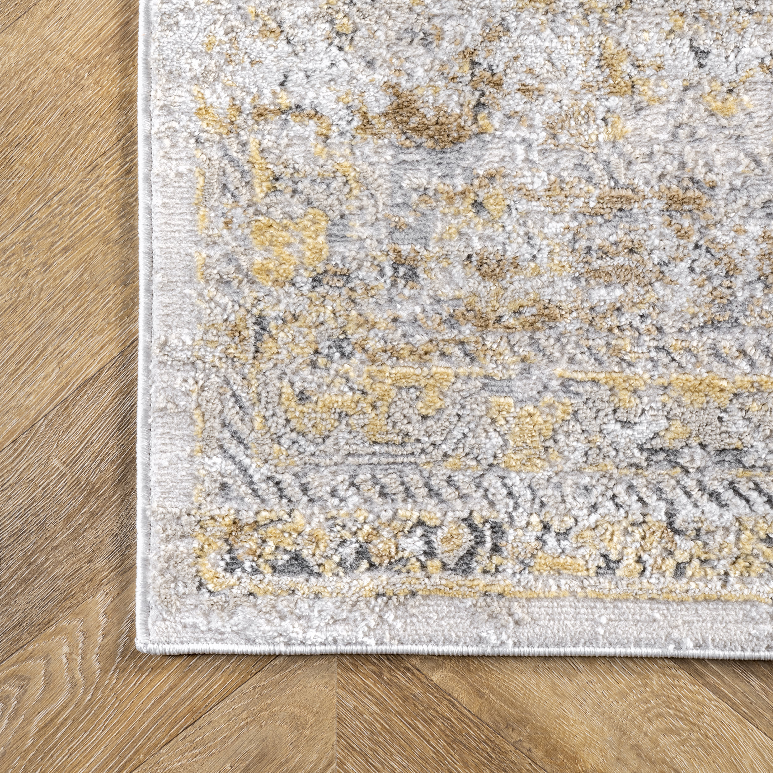 Vintage Medallion Rug | Gold - Image 3