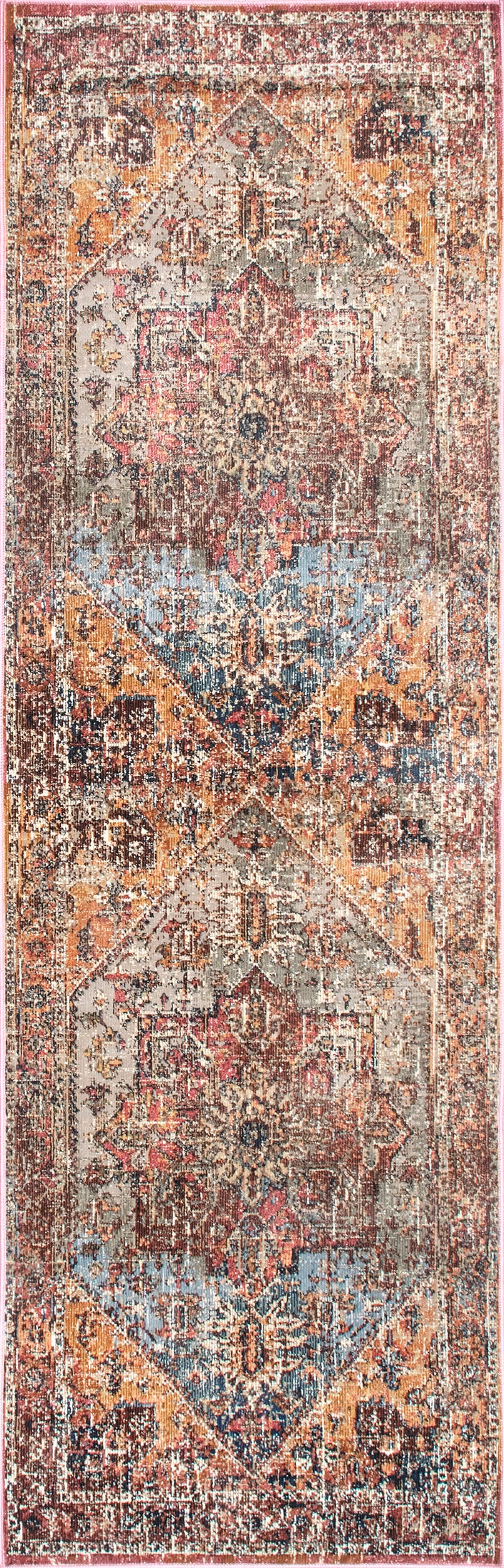 Vintage Medallion Rug | Orange