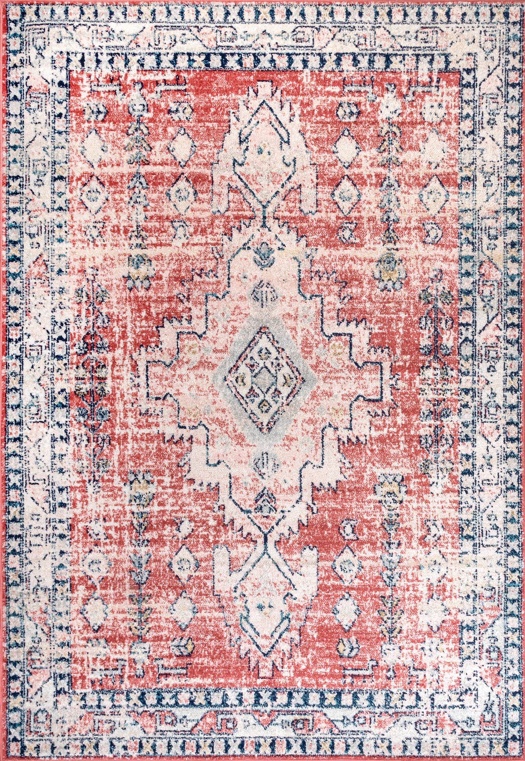 Vintage Medallion Rug | Rust