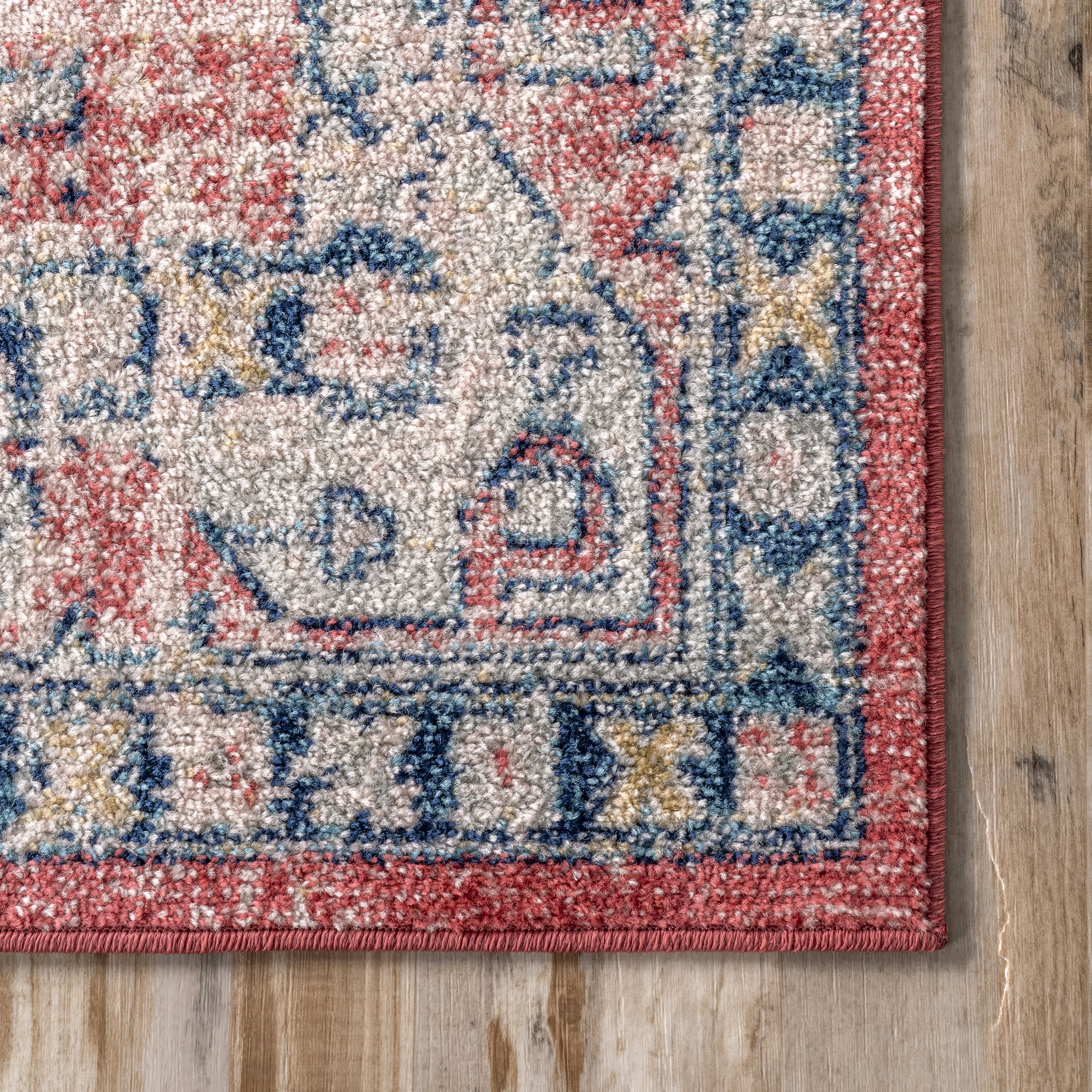 Vintage Medallion Rug | Rust - Image 3