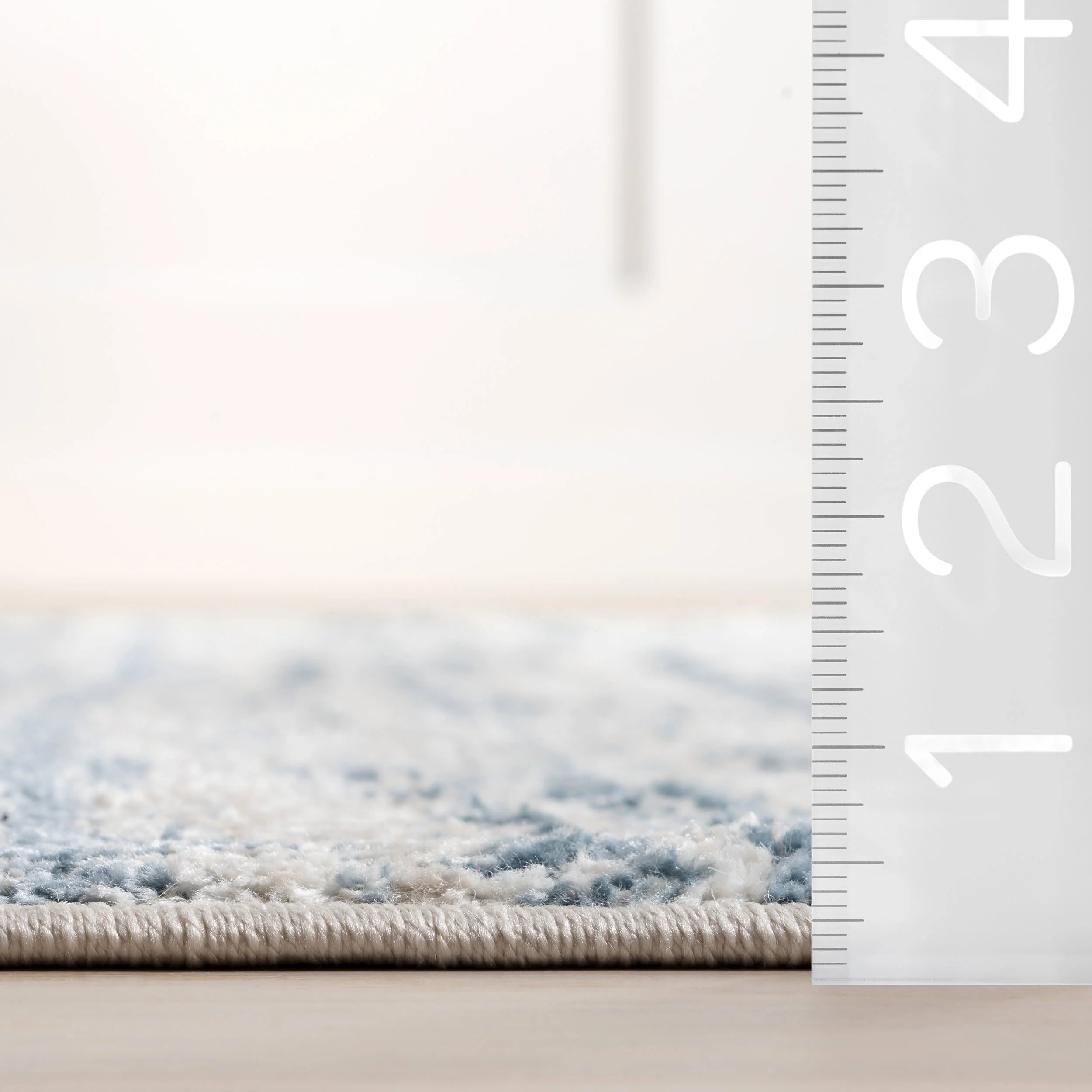 Vintage Moroccan Rug | Blue - Image 6