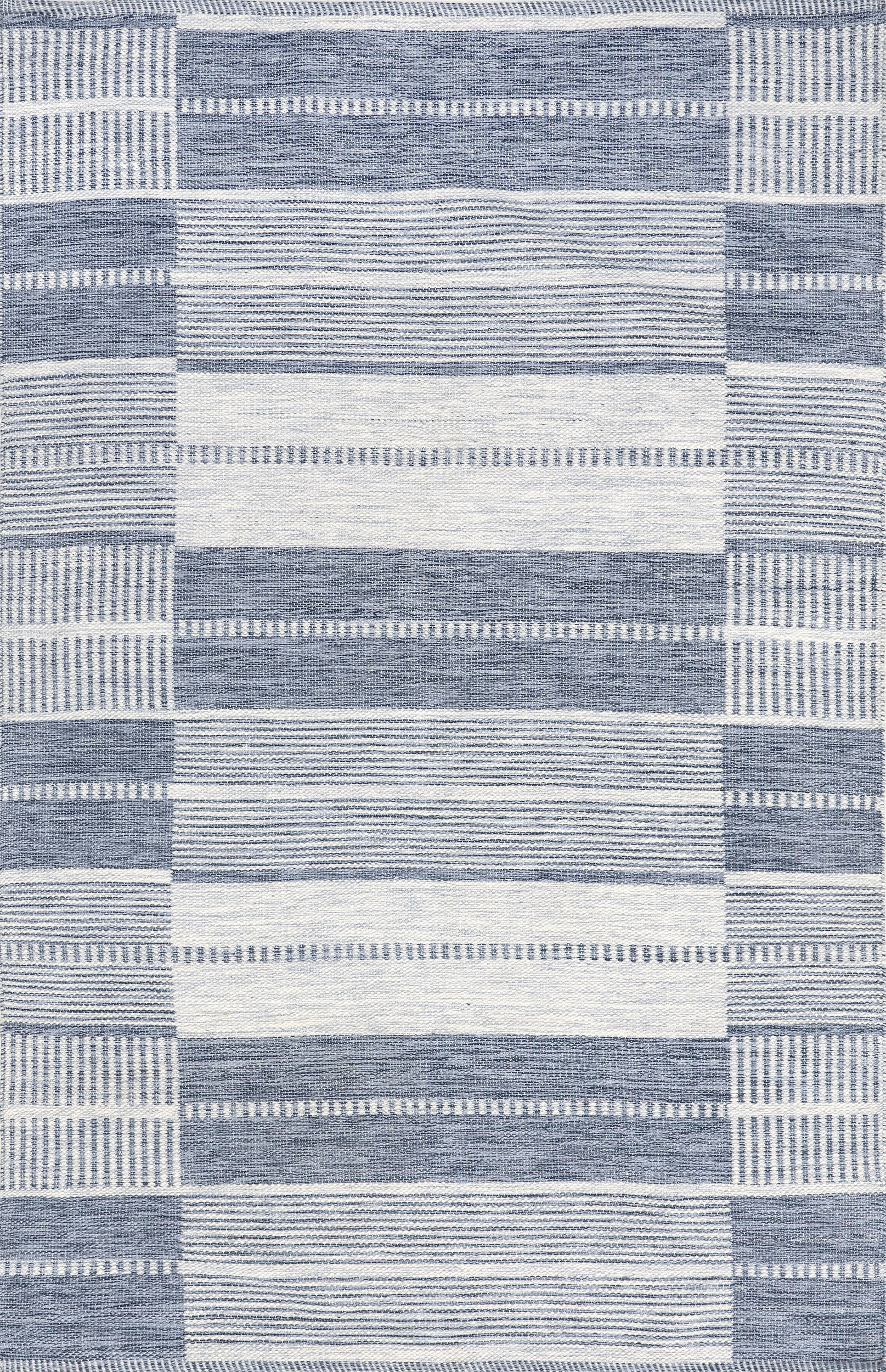Violetta Indoor/Outdoor Blocks Rug | Blue