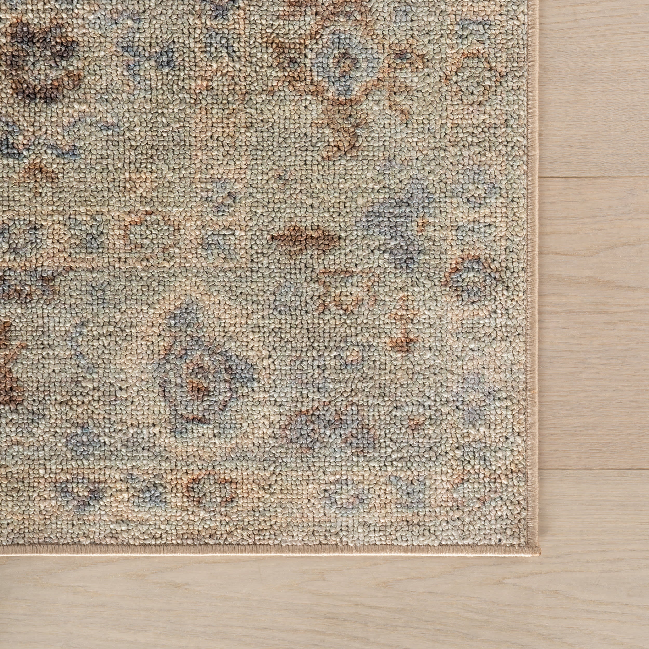 Viret Traditional Bordered Washable Rug | Blue - Image 4