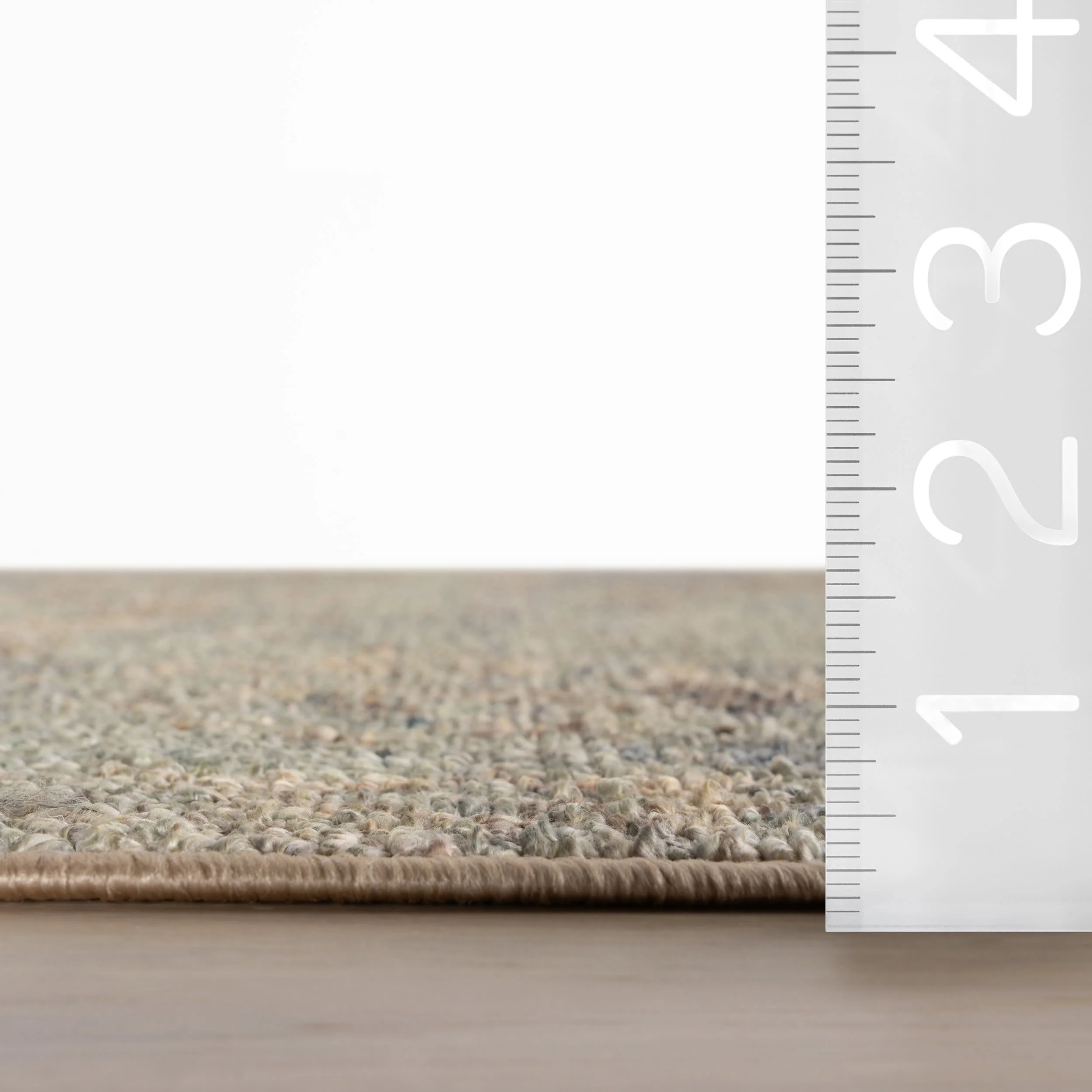 Viret Traditional Bordered Washable Rug | Blue - Image 6