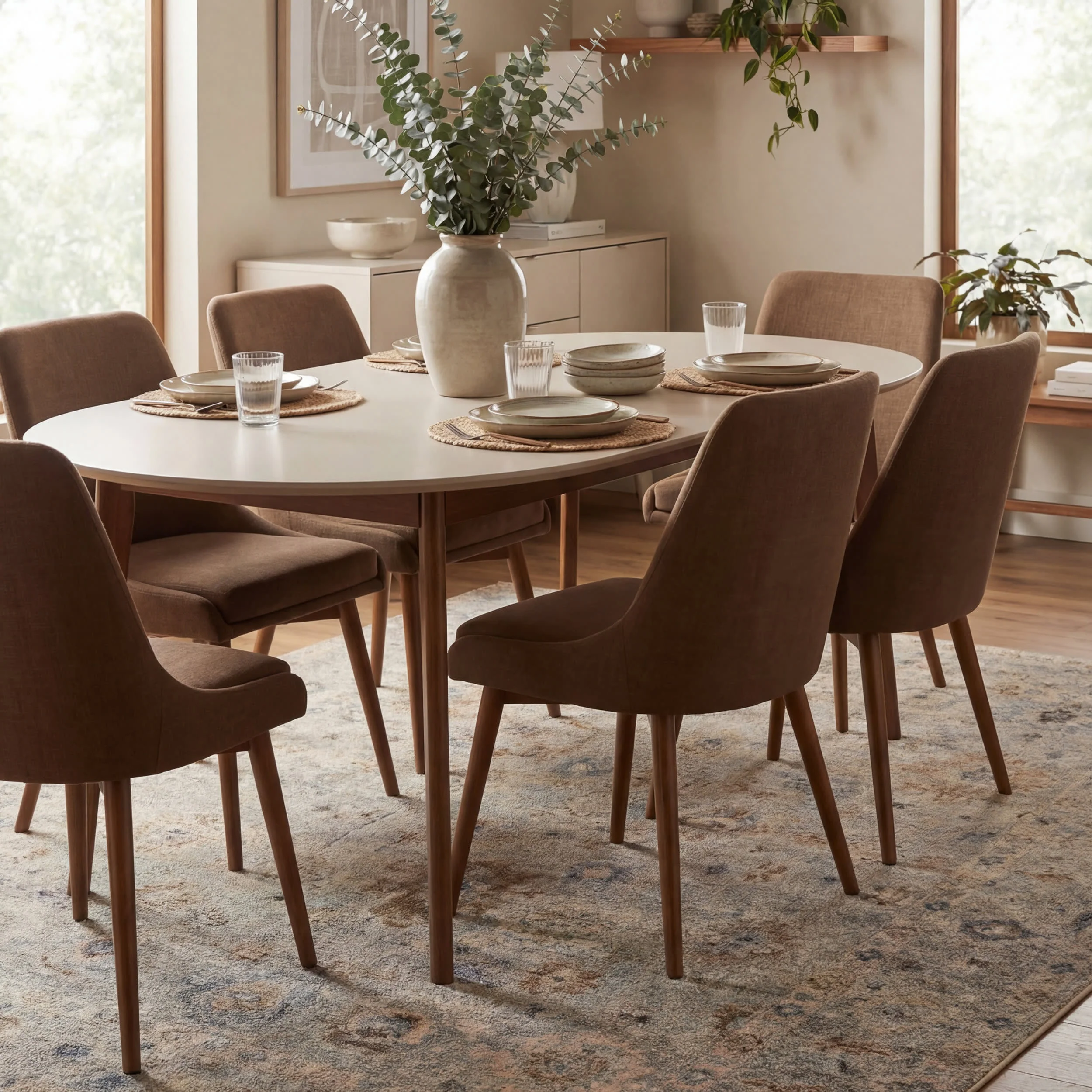 Viret Traditional Bordered Washable Rug | Blue - Image 7