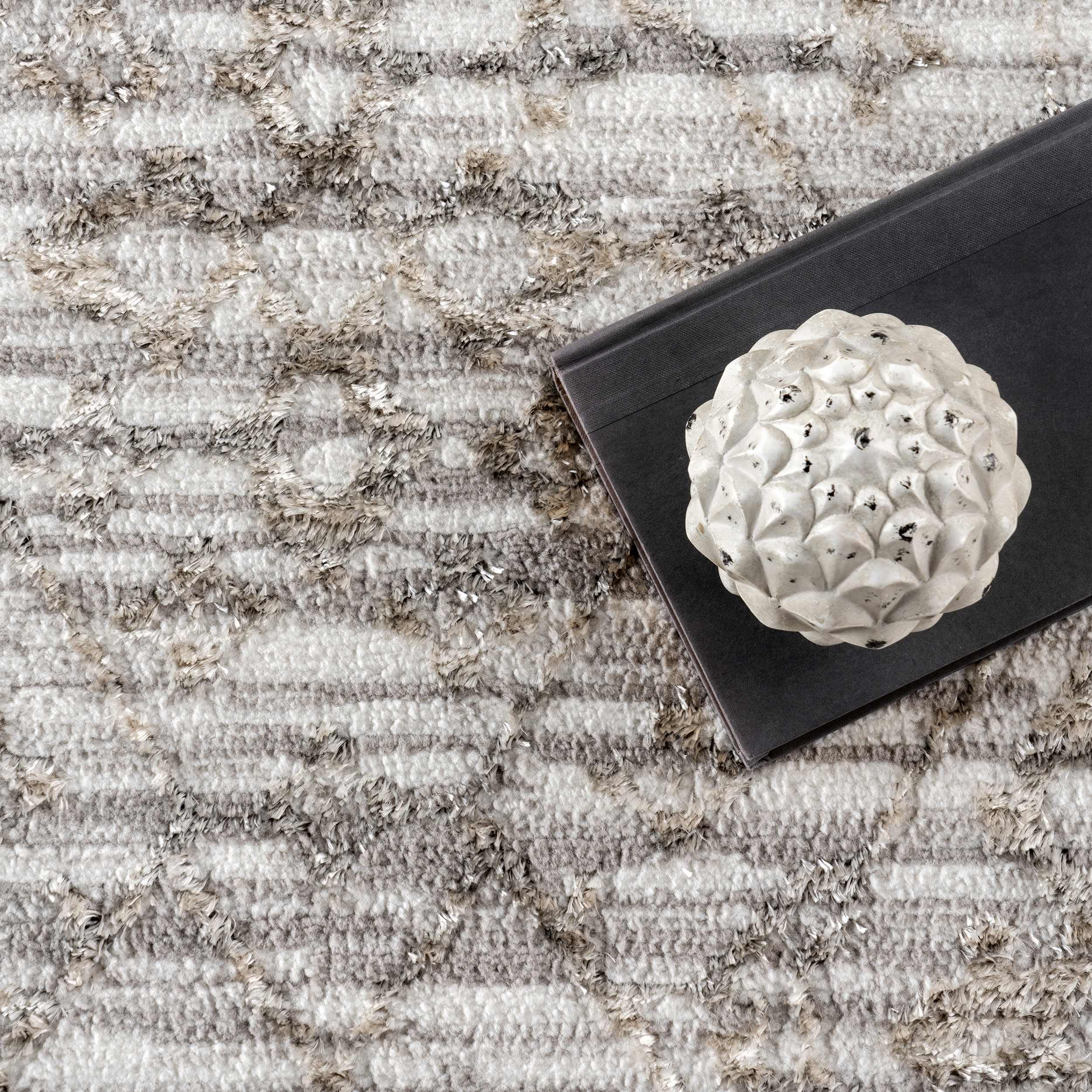 Vitalina Trellis Rug | Brown - Image 8