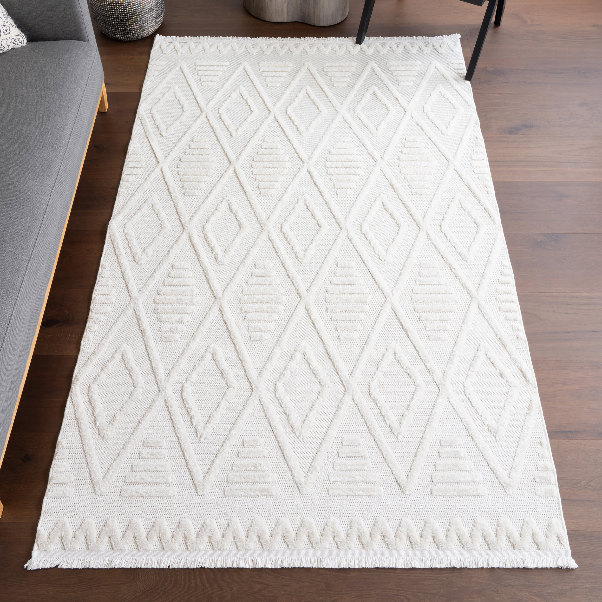 Viviana Trellis Rug | Cream - Image 2