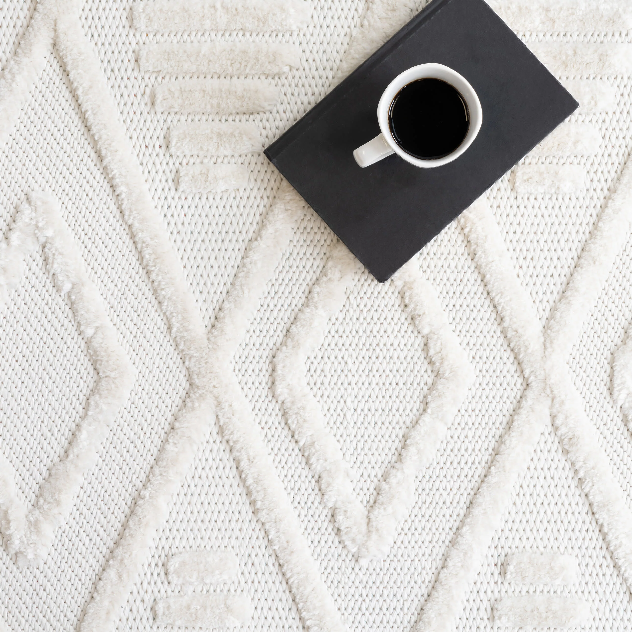Viviana Trellis Rug | Cream - Image 8