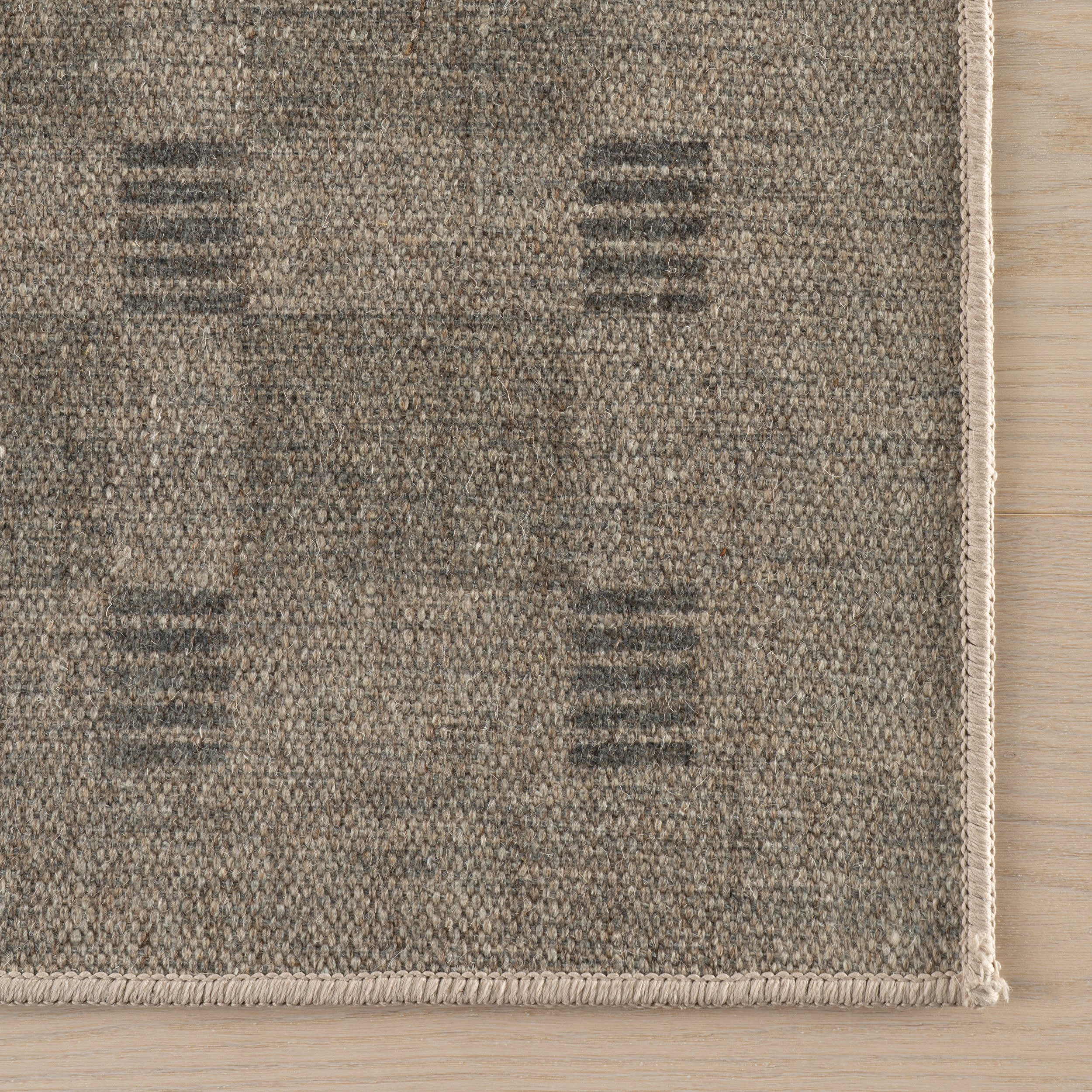 Walker Checkered Washable Rug by Nate Berkus | Khaki - Image 4