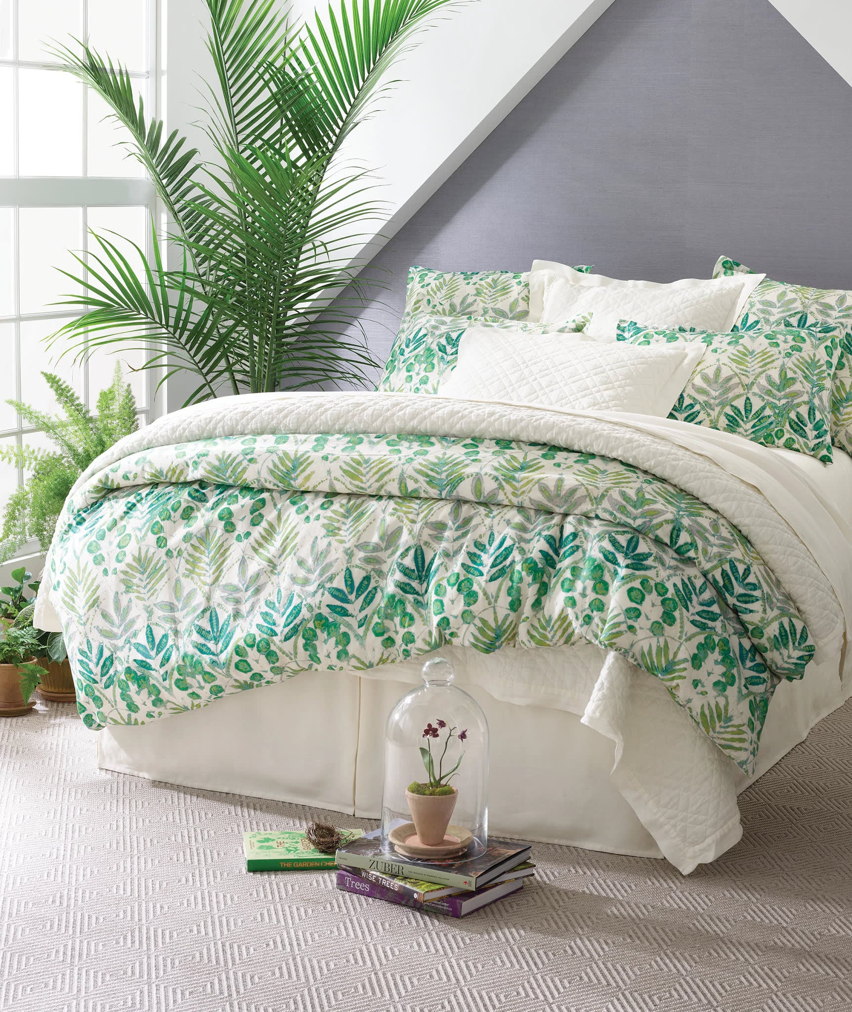 Washed Linen Quilt | Ivory - Image 2
