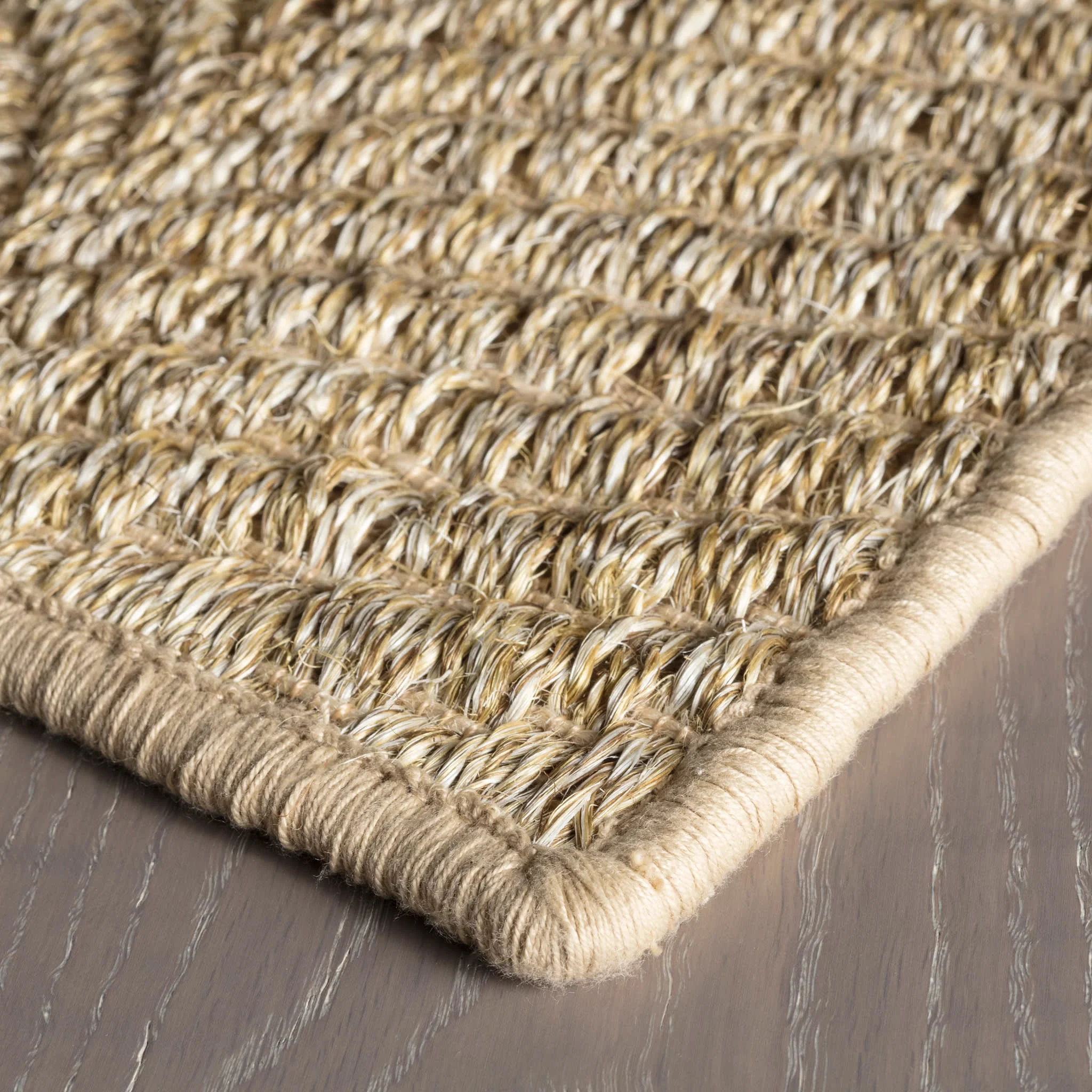 Wave Woven Sisal Rug | Natural - Image 4