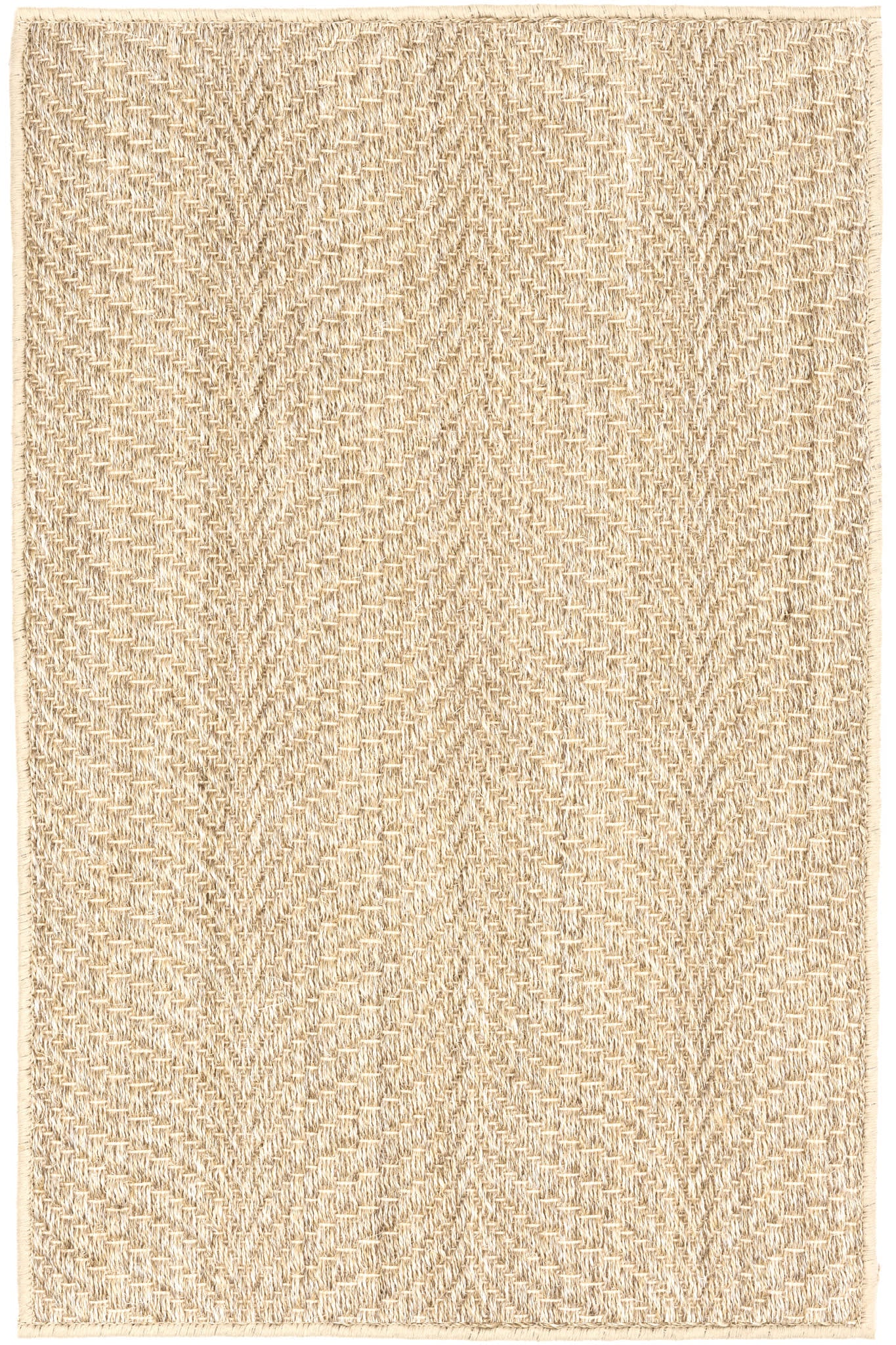 Wave Woven Sisal Custom Rug | Sand