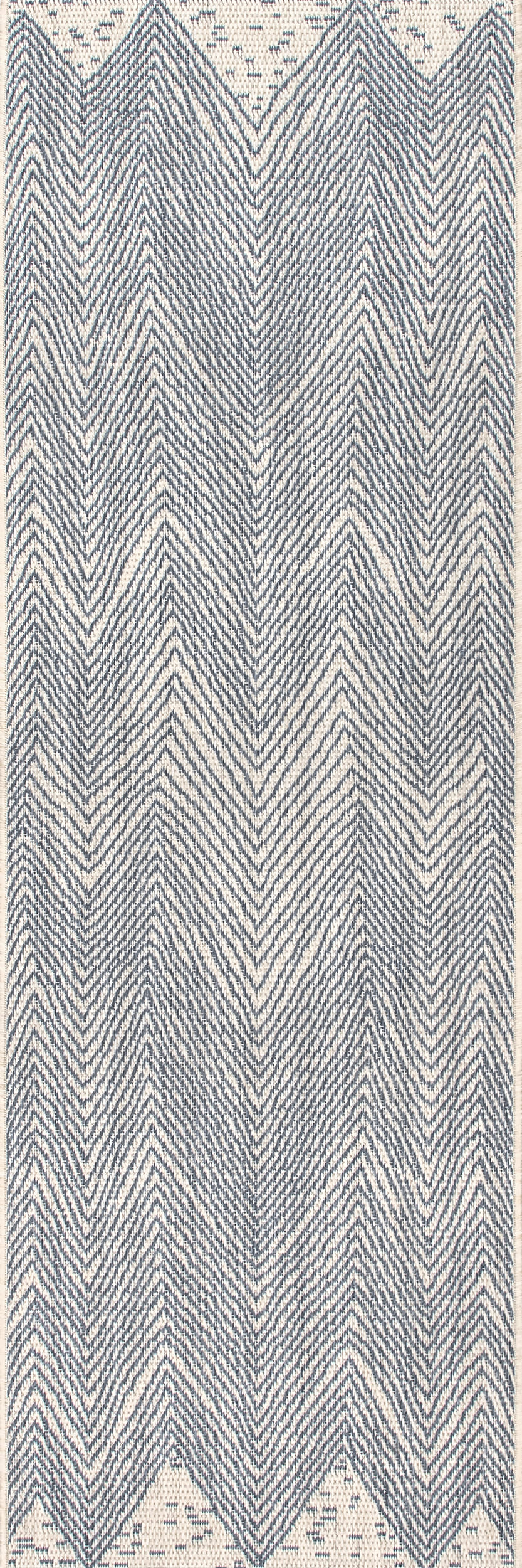 Wavy Chevron Indoor/Outdoor Rug | Blue