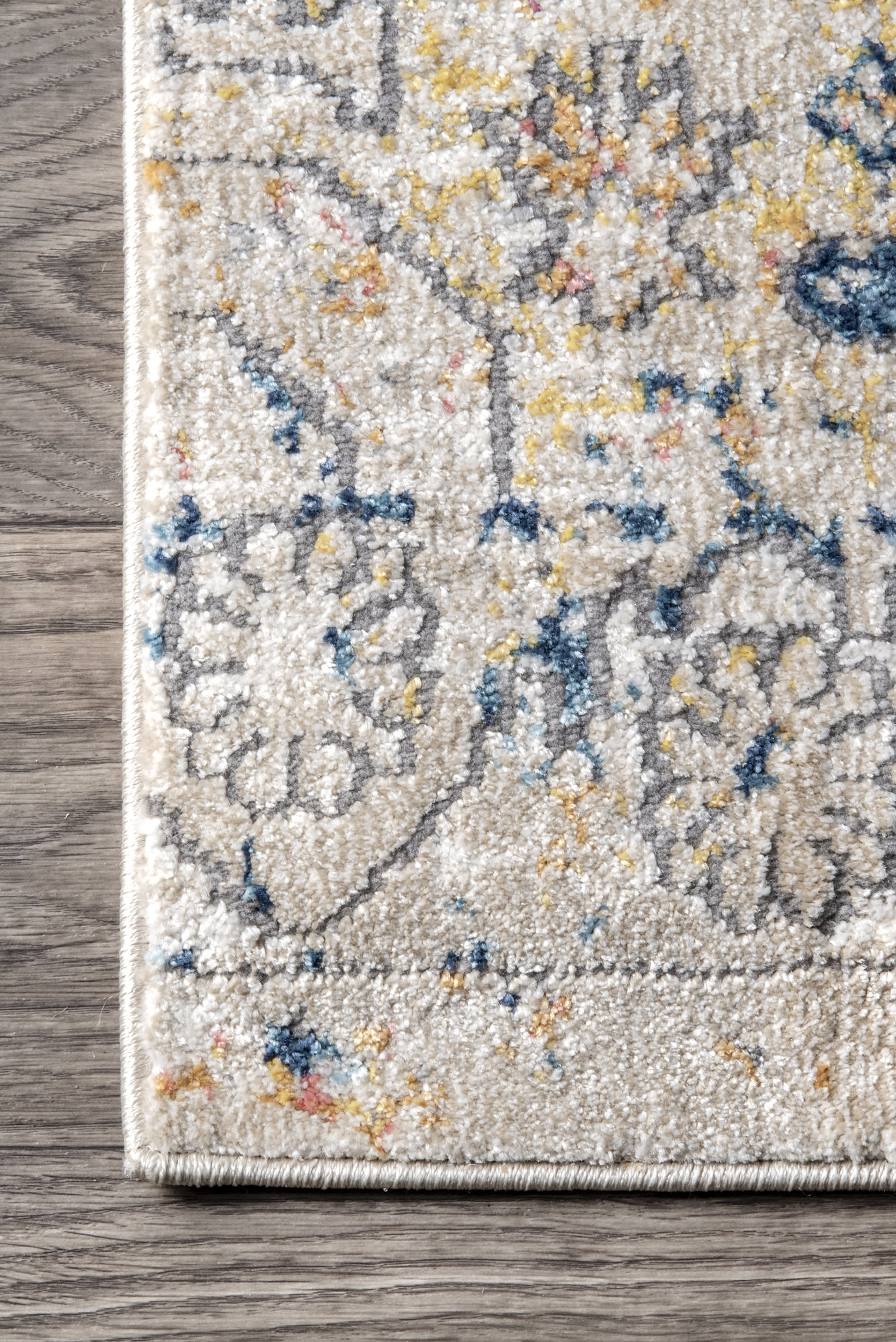 Weathered Medallion Rug | Blue - Image 3