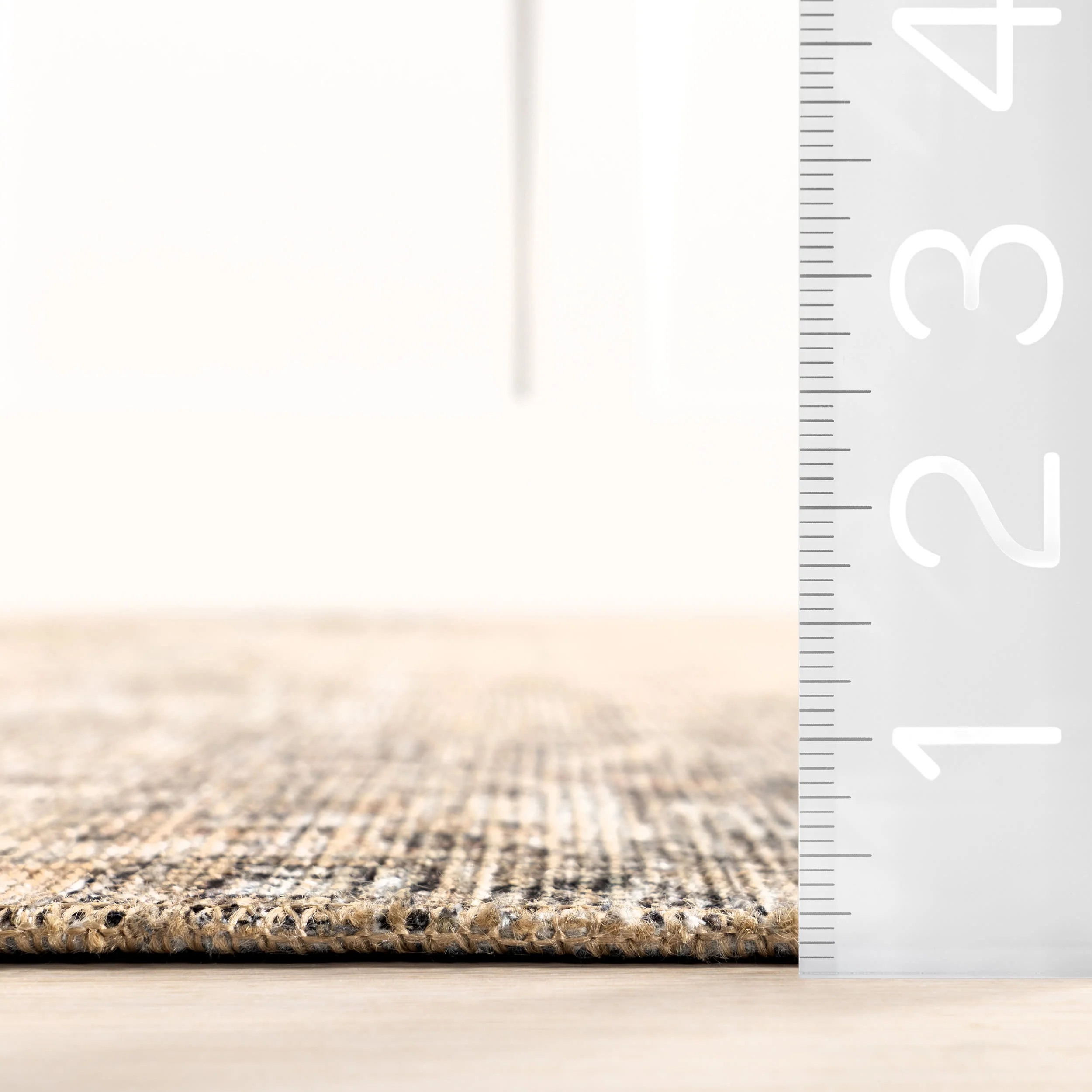 Westfield Antiqued Jute-Blend Rug | Dark Beige - Image 6