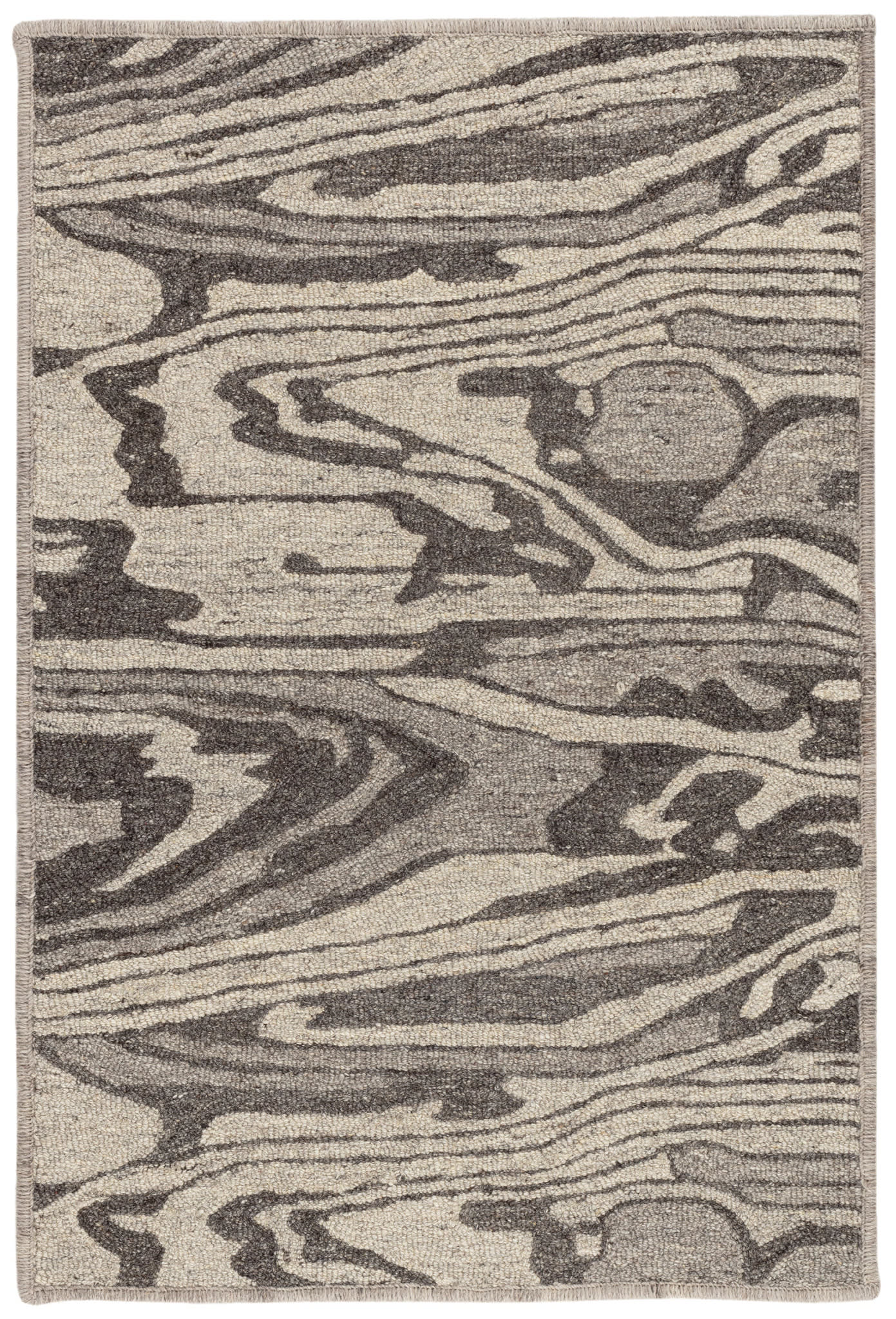 Weston Hand Micro Hooked Wool Custom Rug by Bunny Williams | Grey