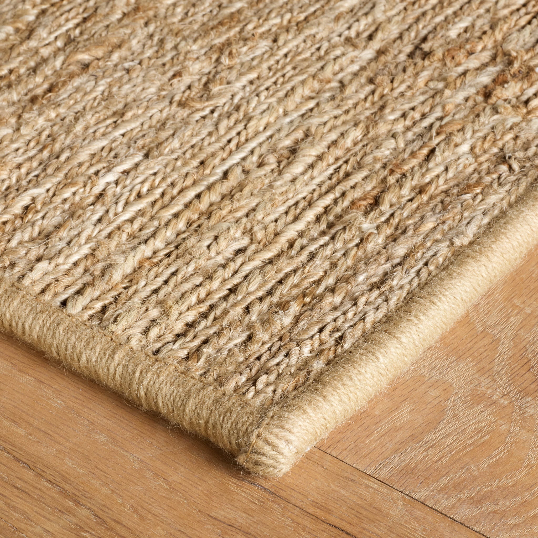 Willa Braided Woven Hemp Custom Rug | Natural - Image 5