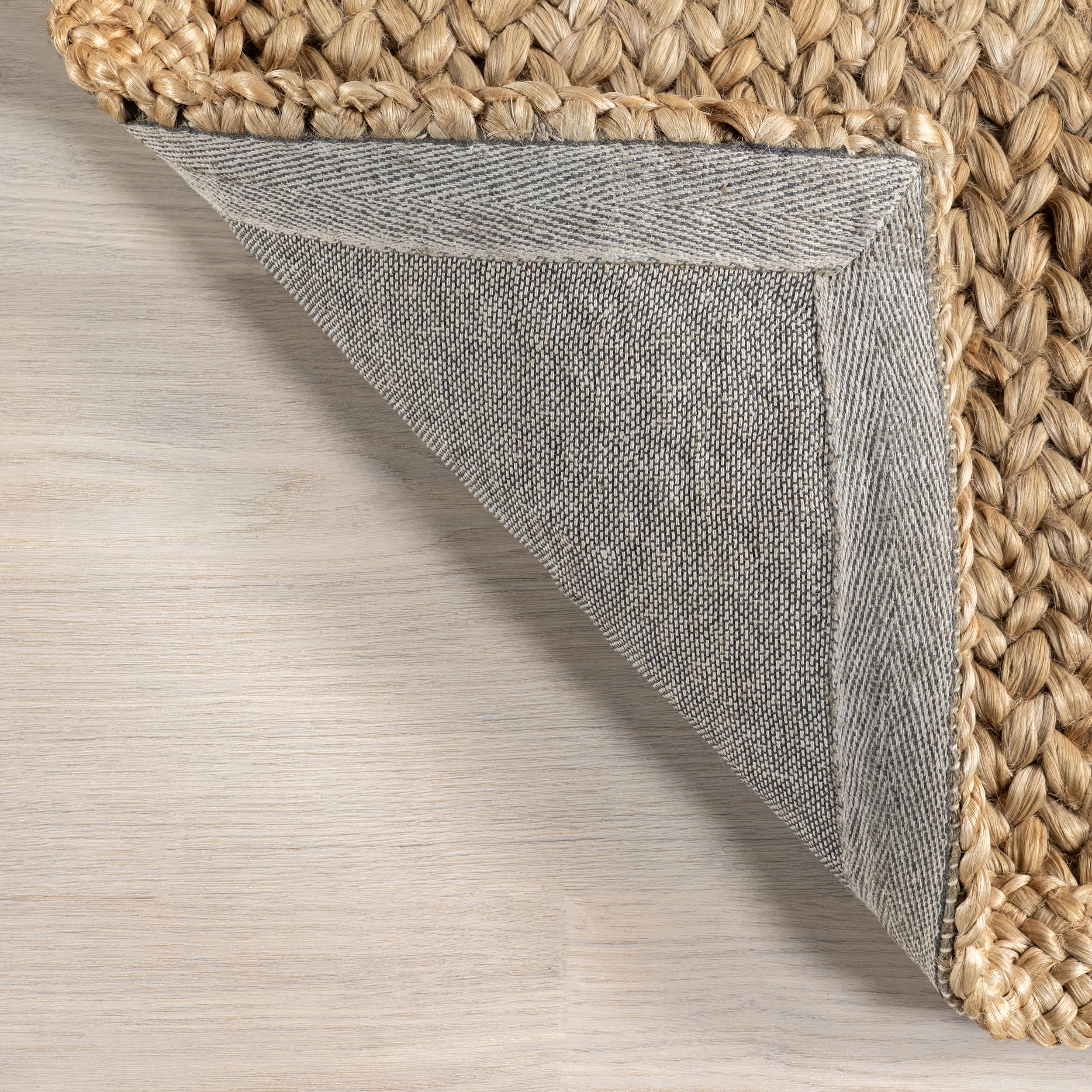 Willow Bordered Jute Rug | Natural - Image 5