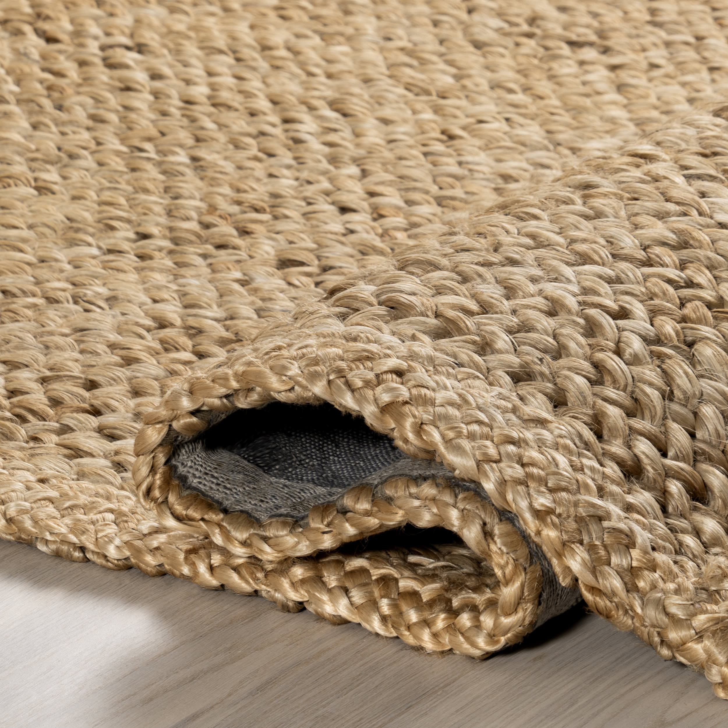 Willow Bordered Jute Rug | Natural - Image 6