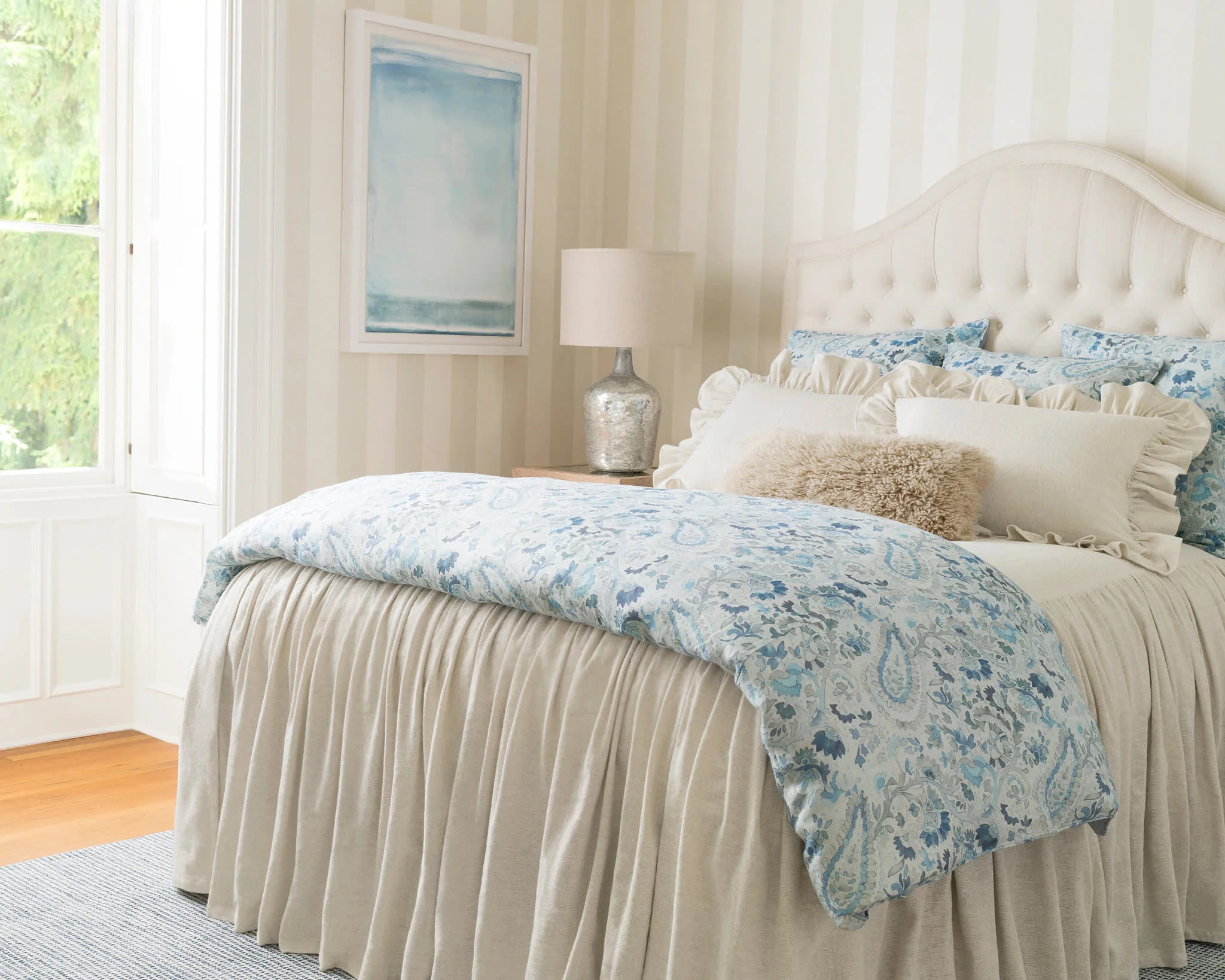 Wilton bedspread | Natural - Image 2
