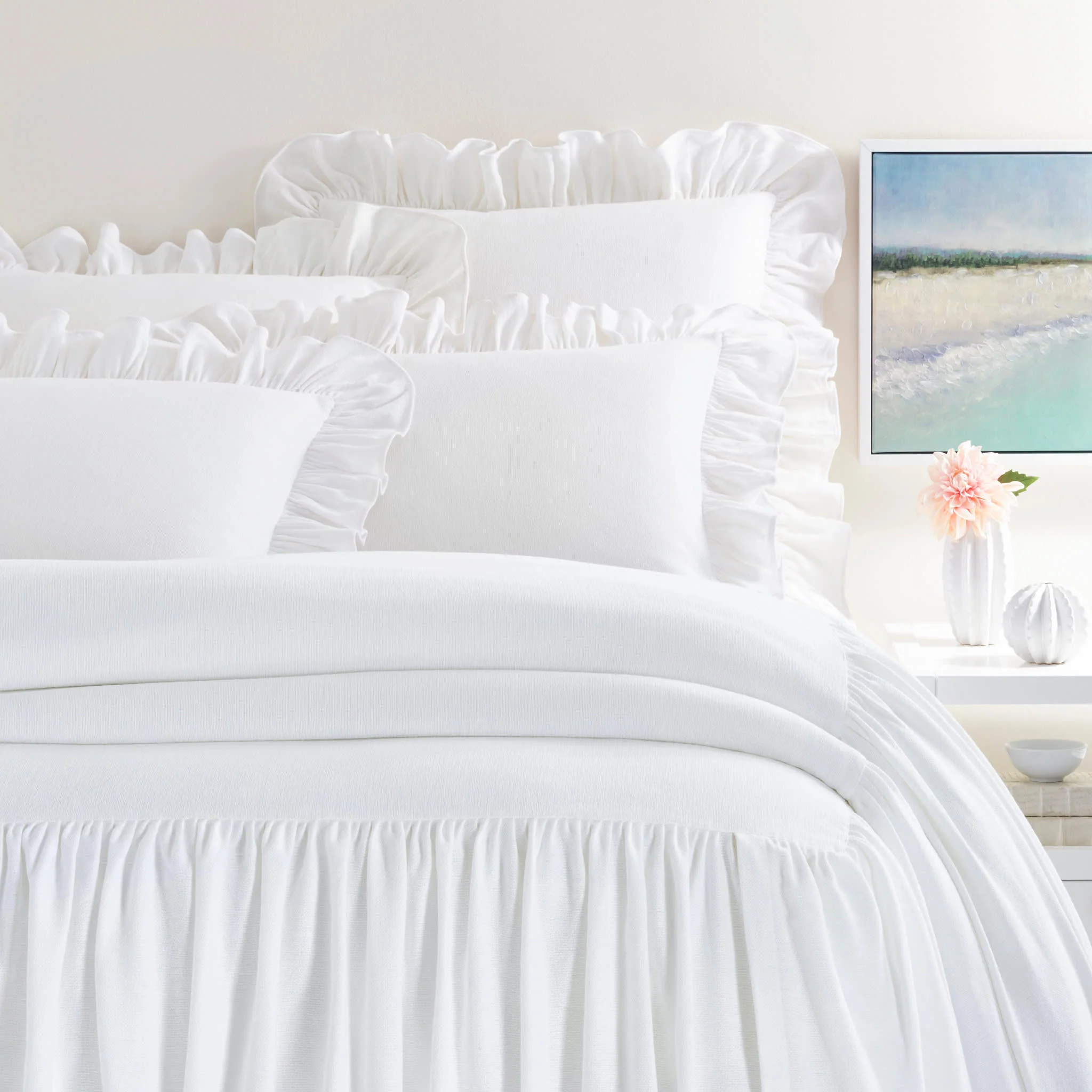 Wilton Bedspread | White