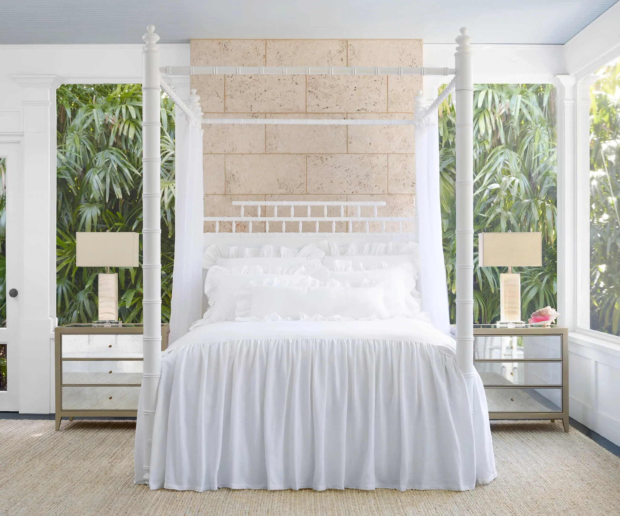 Wilton Bedspread | White - Image 2