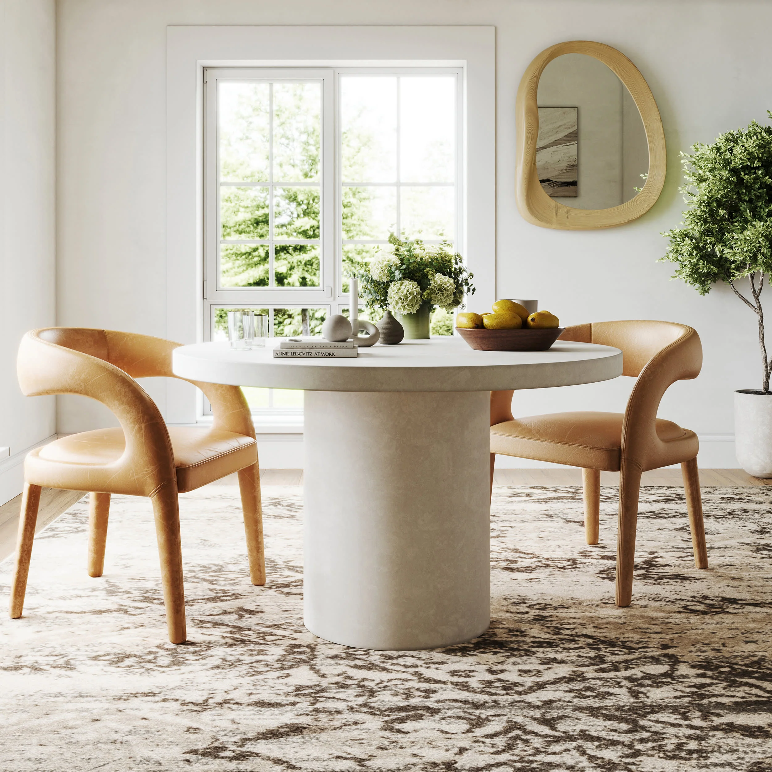 Withered Floral Rug | Beige - Image 2