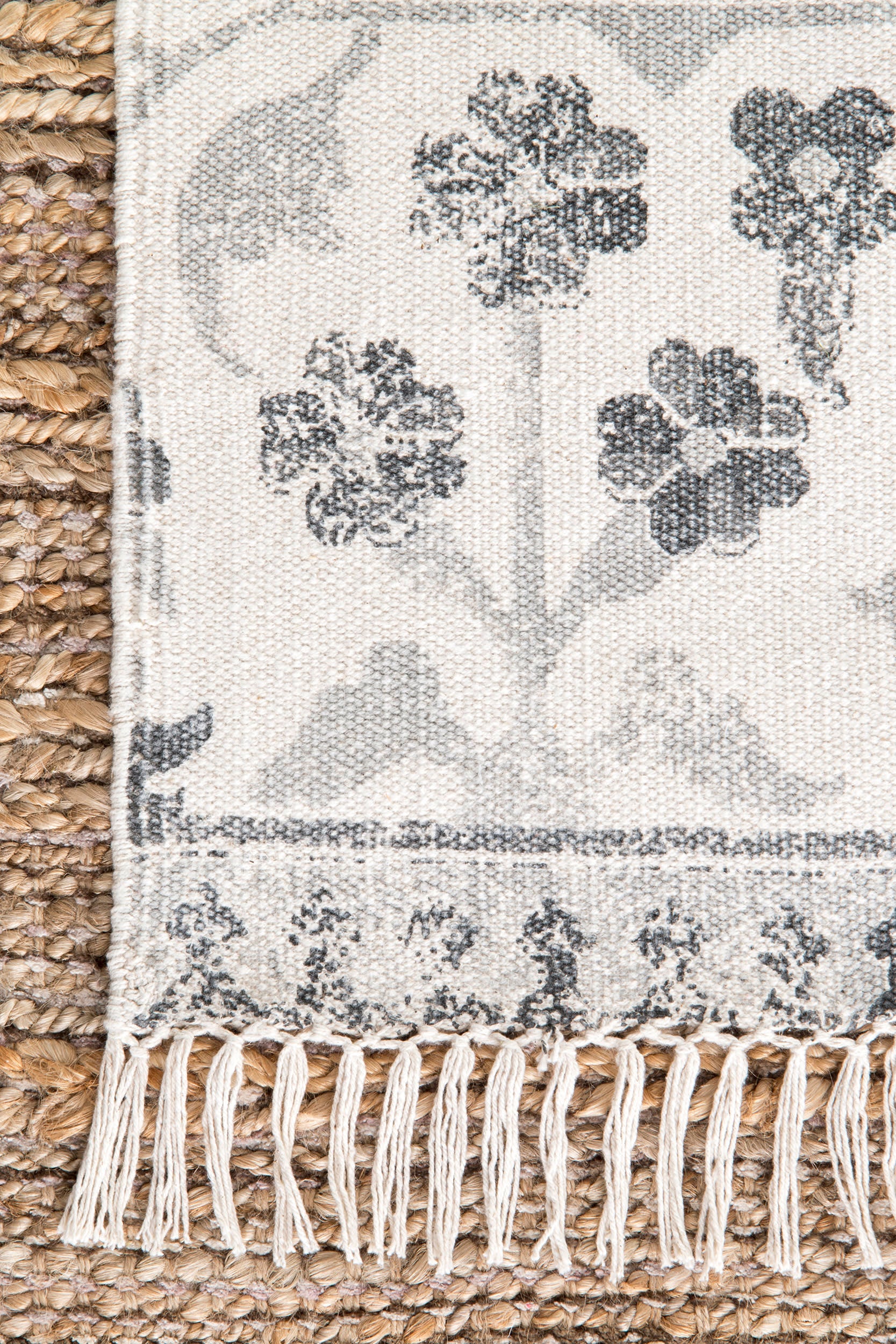 Withered Florid Rug | Grey - Image 3