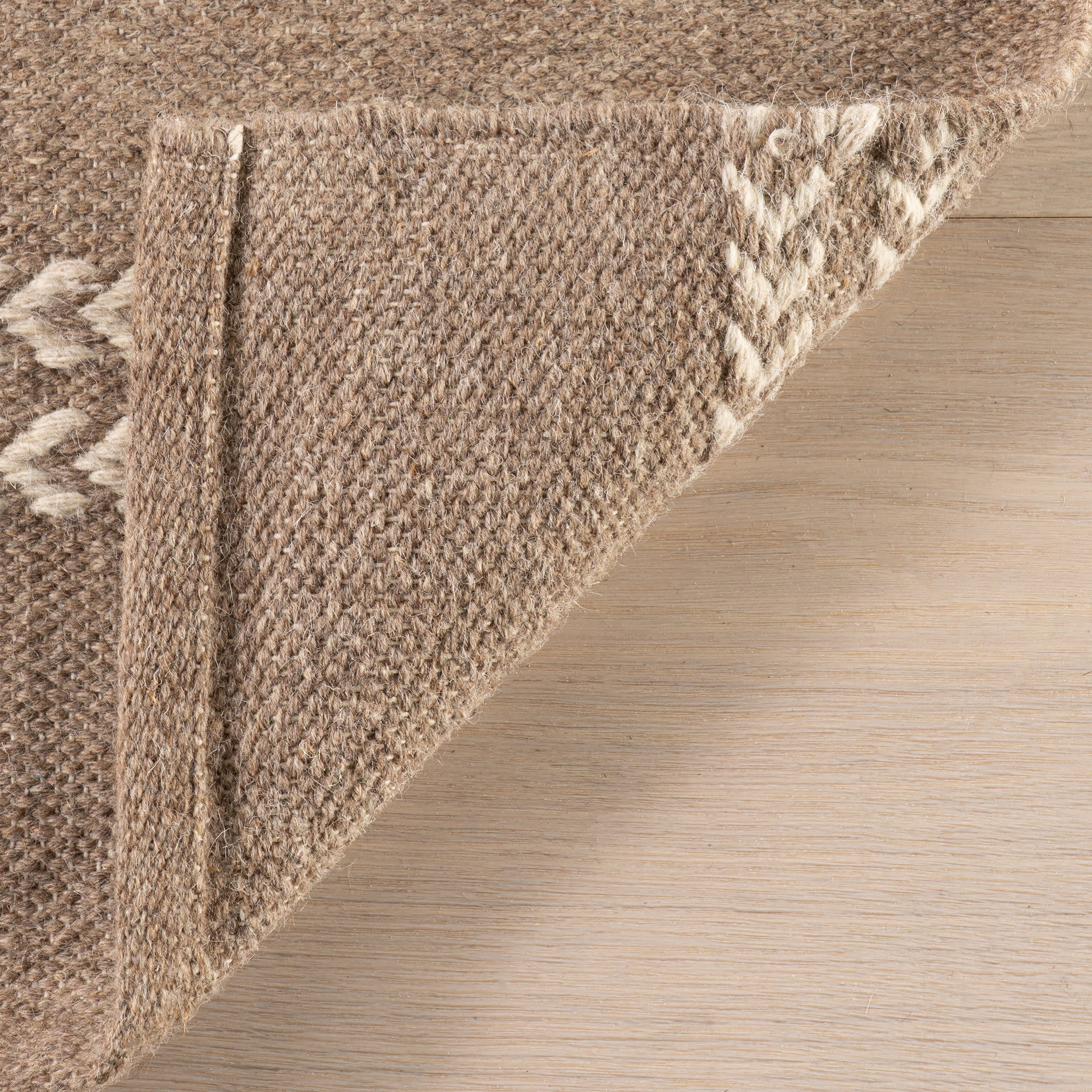 York Striped Wool Rug by Nate Berkus | Brown - Image 6