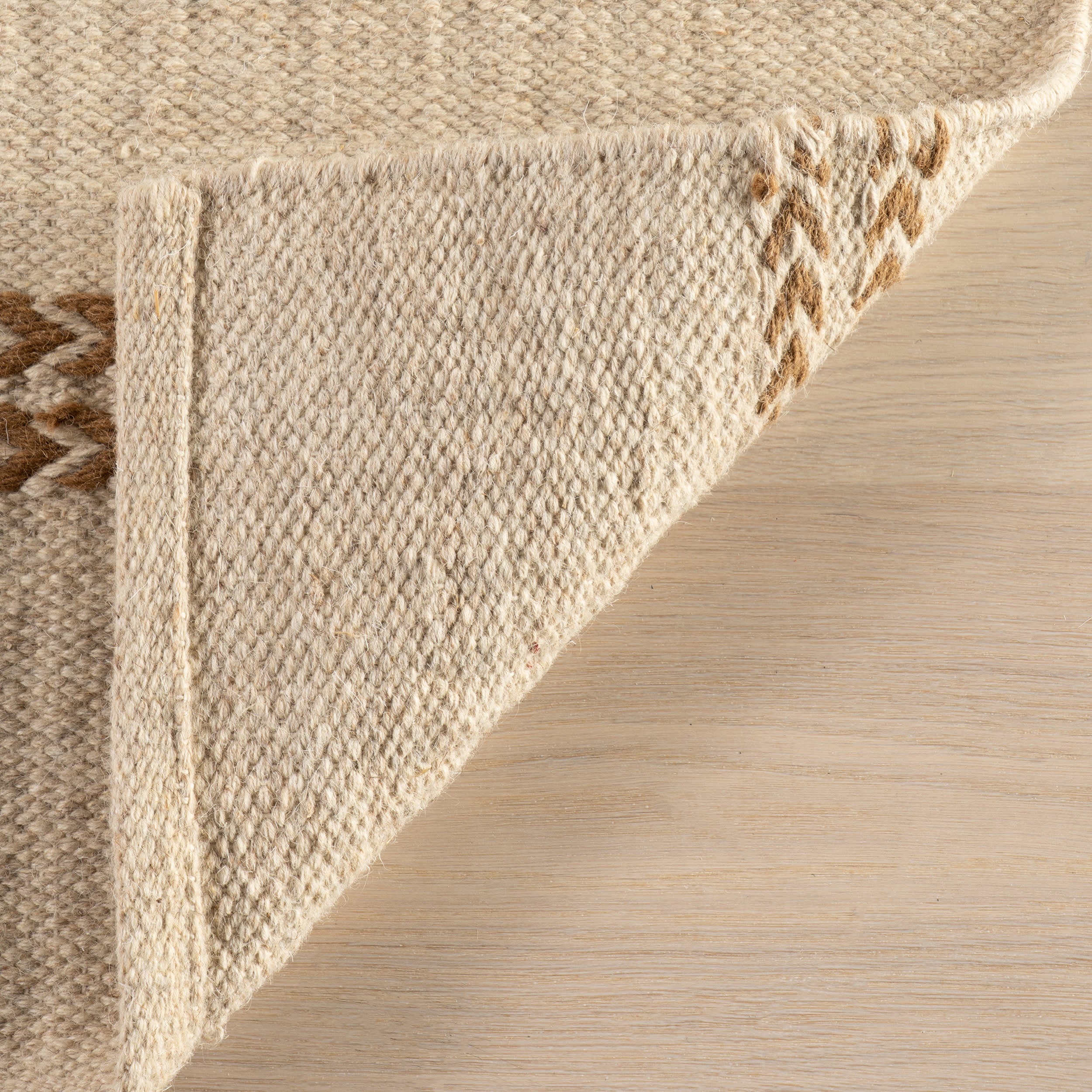 York Striped Wool Rug by Nate Berkus | Tan - Image 6