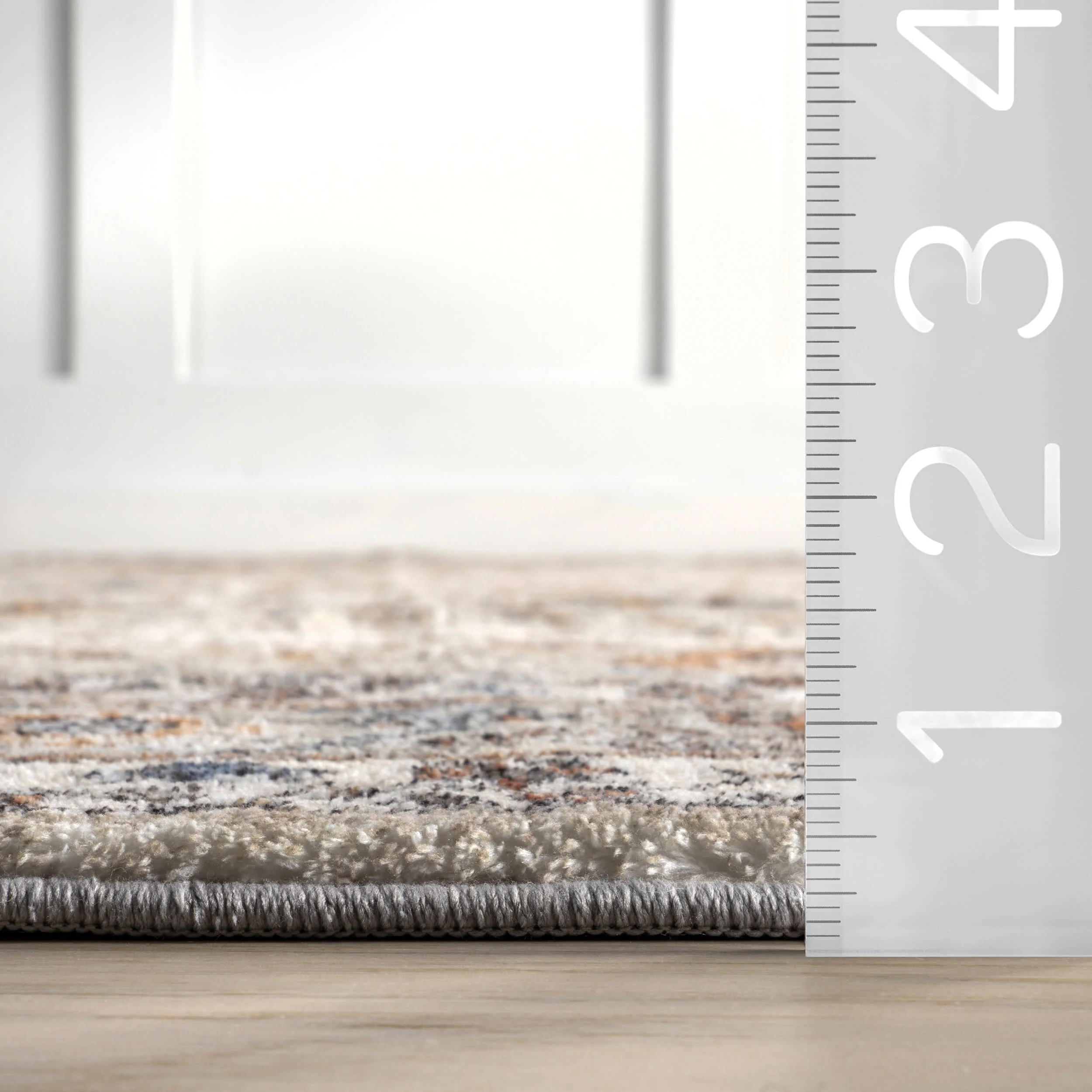 Yuna Medallion Washable Rug | Beige - Image 6