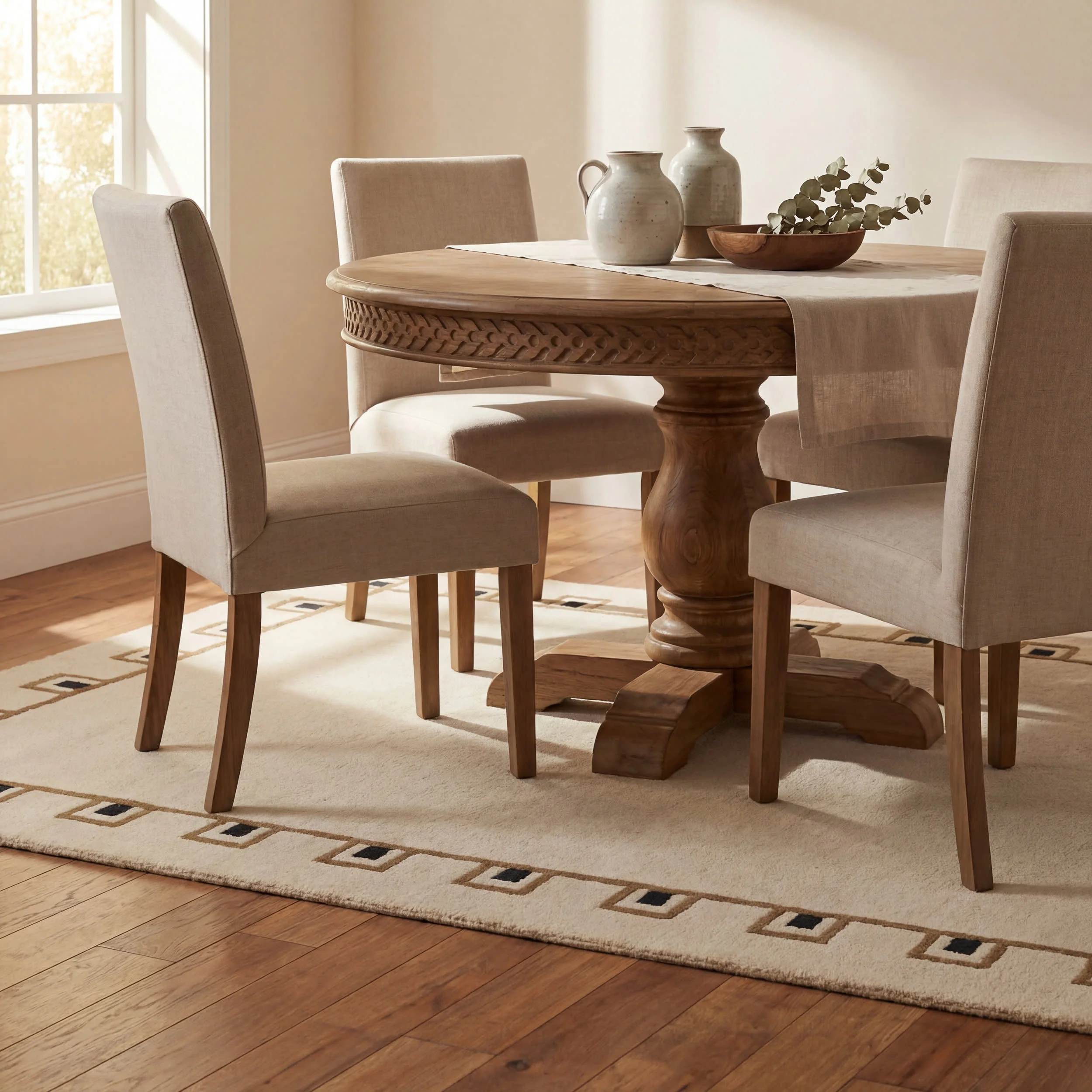 Yves Bordered Wool Rug by Nate Berkus | Ivory - Image 7