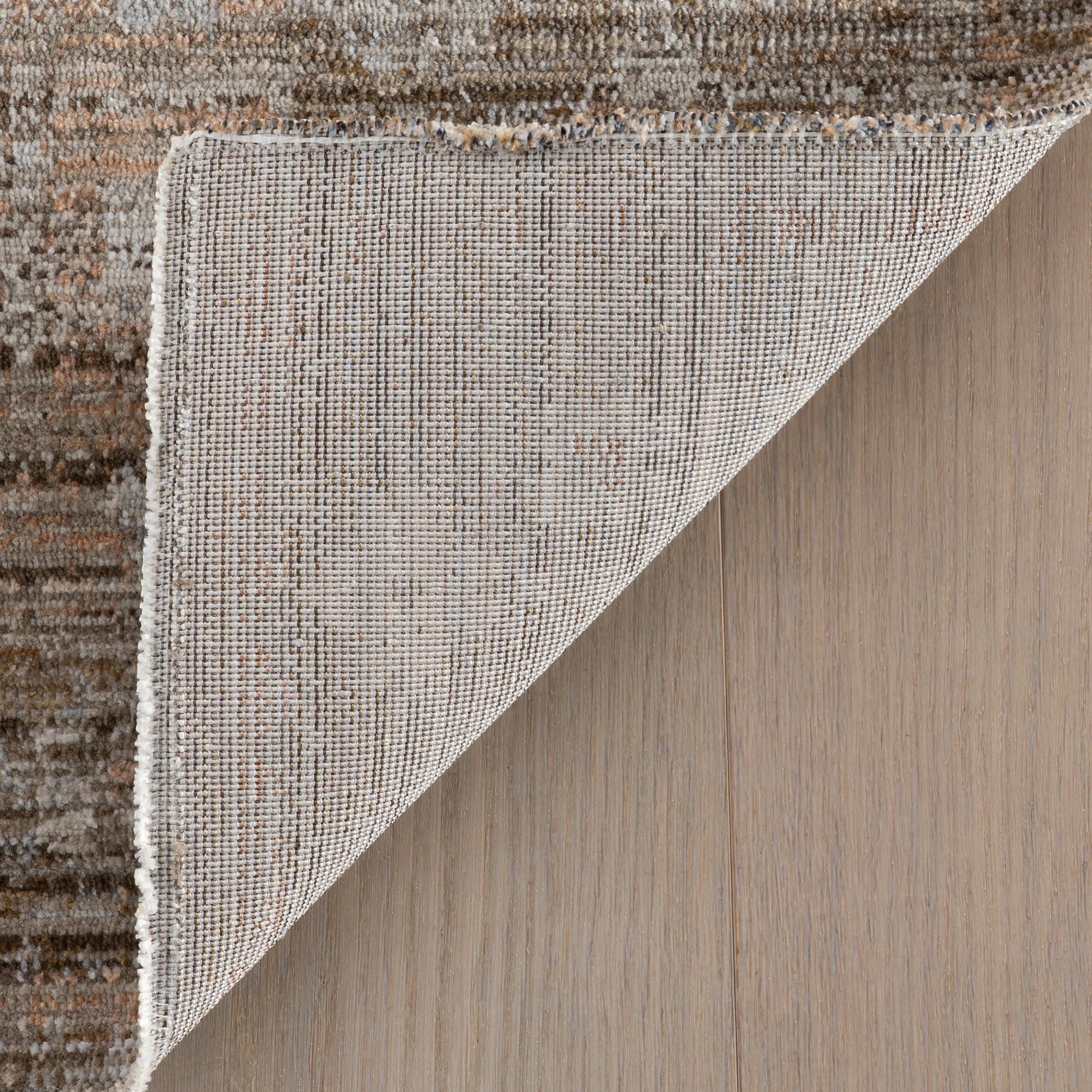 Zanira Traditional Woven Floral Indoor/Outdoor Washable Rug | Brown - Image 6
