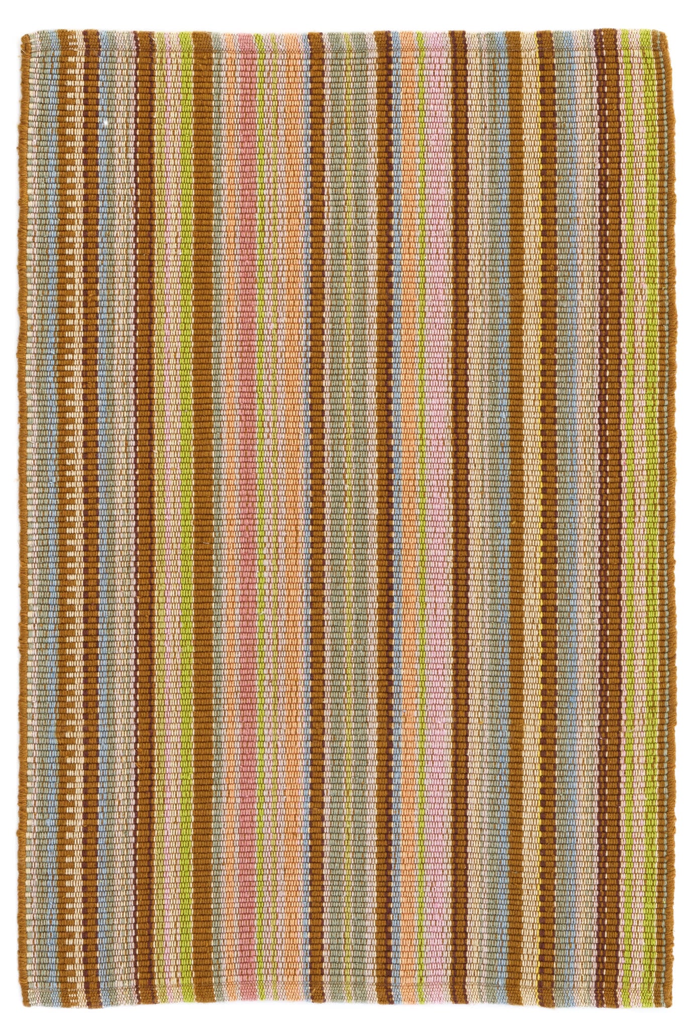 Zanzibar Ticking Handwoven Indoor/Outdoor Rug | Multi