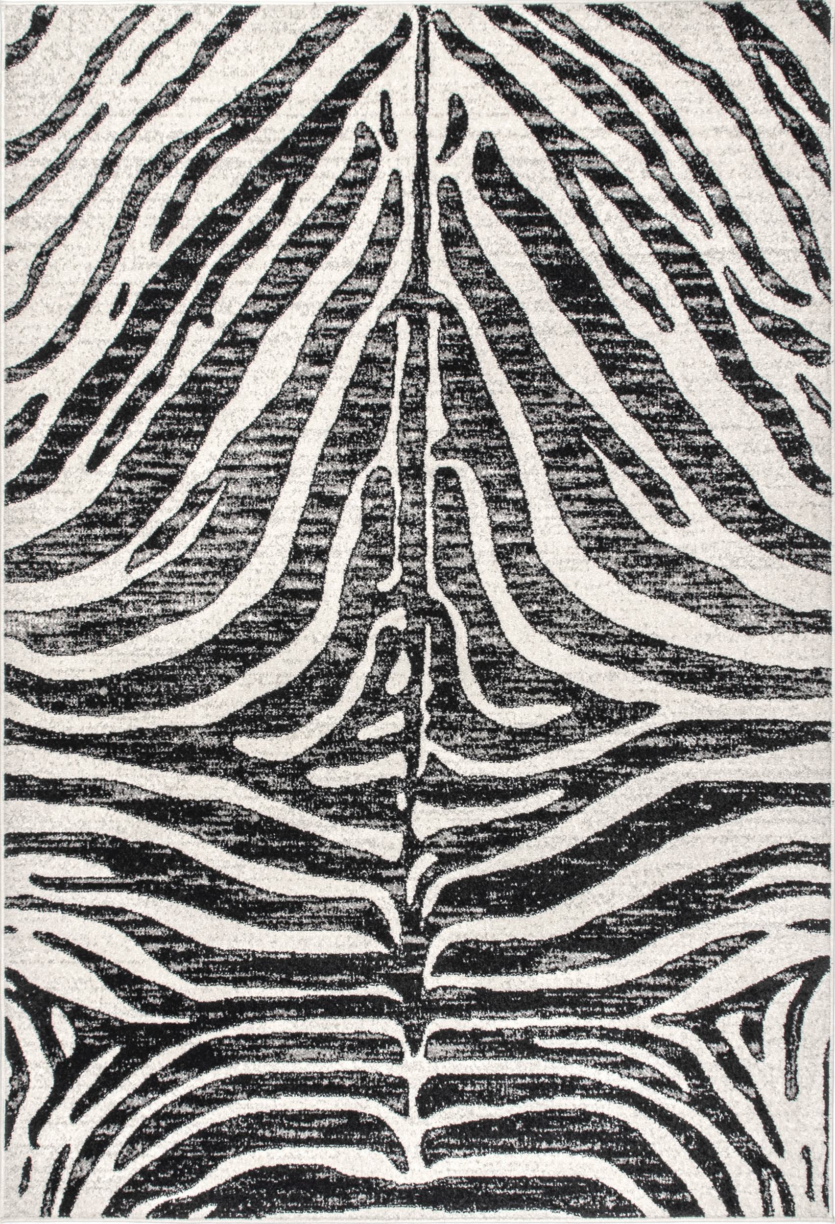 Zebra Stripes Rug | Black
