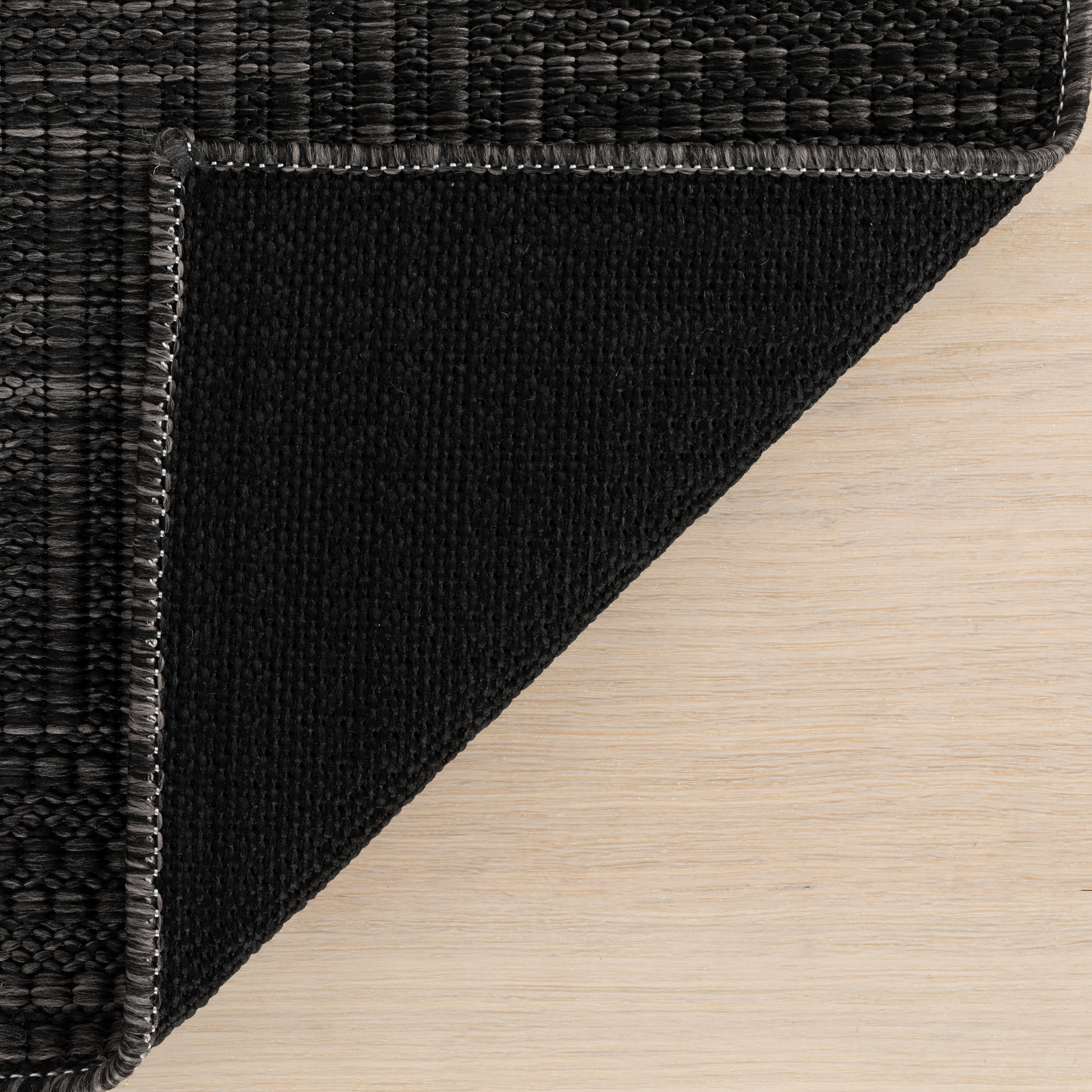 Zelai Modern Geometric Indoor/Outdoor Rug | Charcoal - Image 7